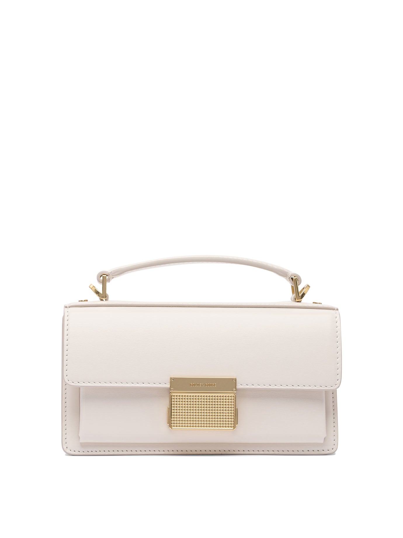 WHITE COW LEATHER HANDBAG Golden Goose WHITE U