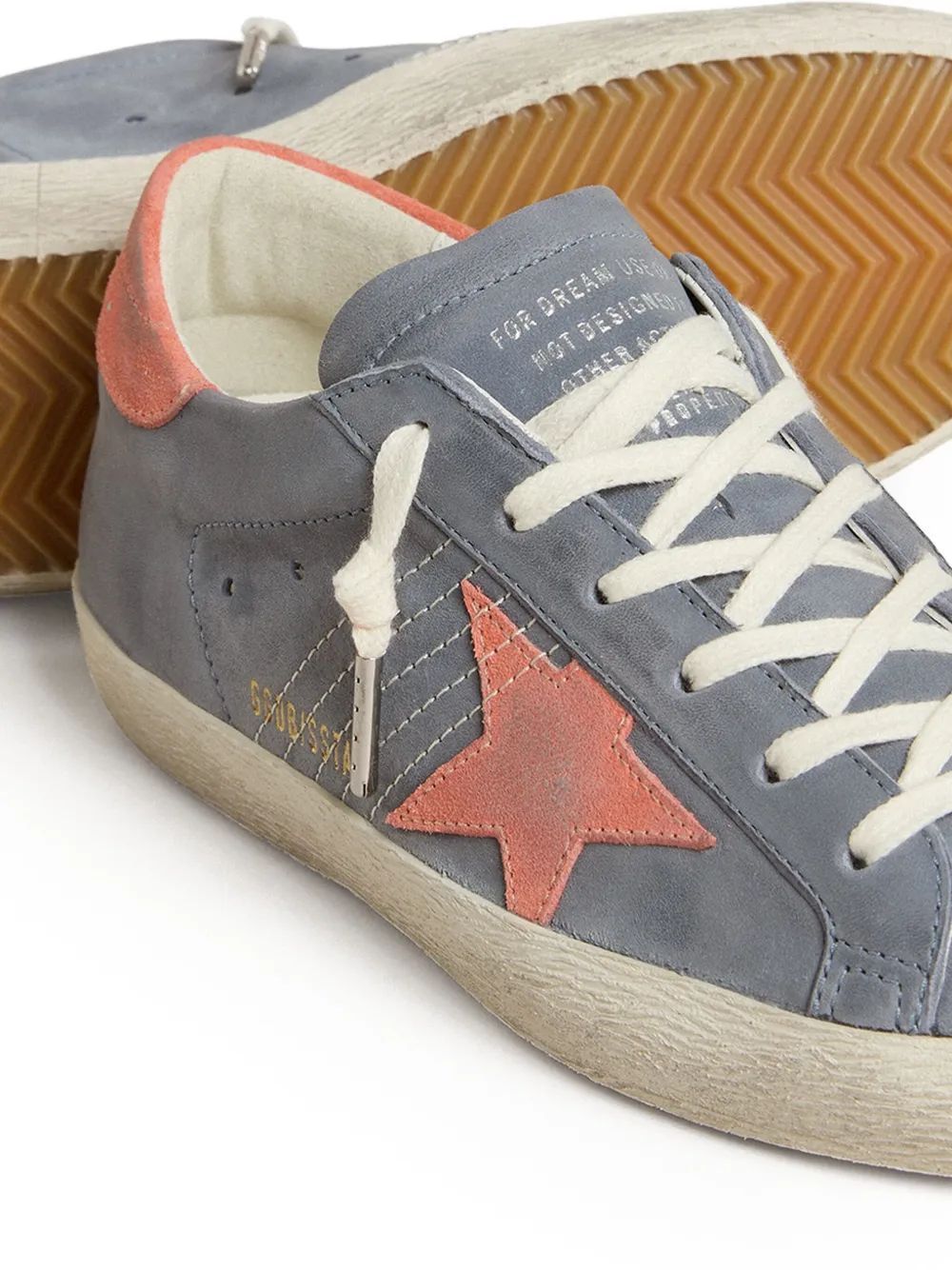 SUPER STAR NABUK UPPER TOE AND TONG Golden Goose