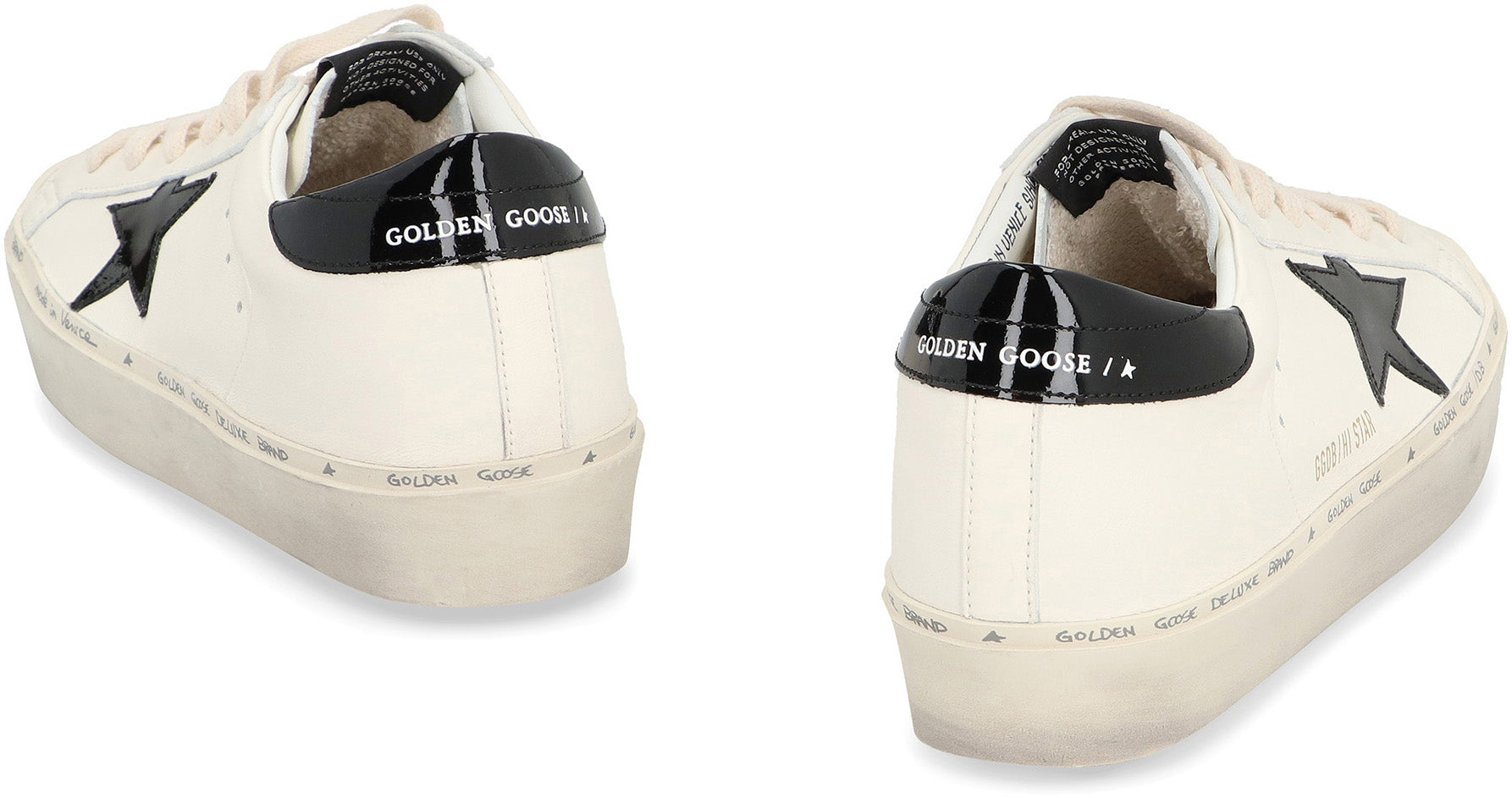 HI STAR LEATHER LOW-TOP SNEAKERS Golden Goose