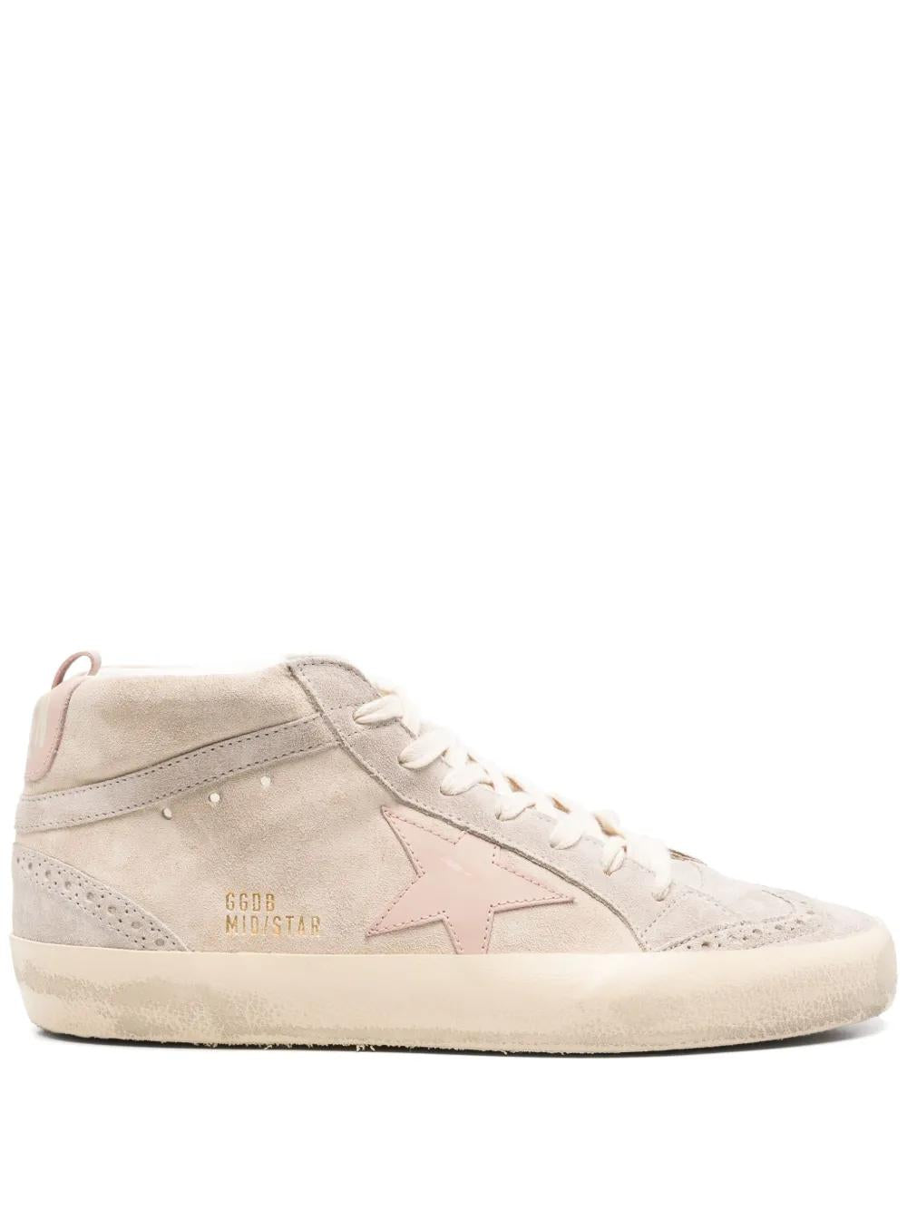 MID STAR CLASSIC SUEDE UPPER TOE AN Golden Goose BEIGE/GREY/ROSE DUST 40
