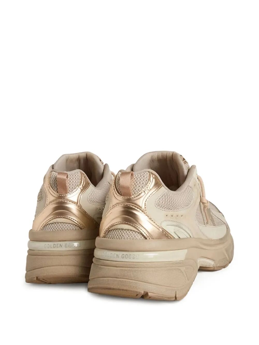 "LIGHTSTAR" NET LEATHER AND SUEDE UPPER TPU STAR NET HEEL Golden Goose