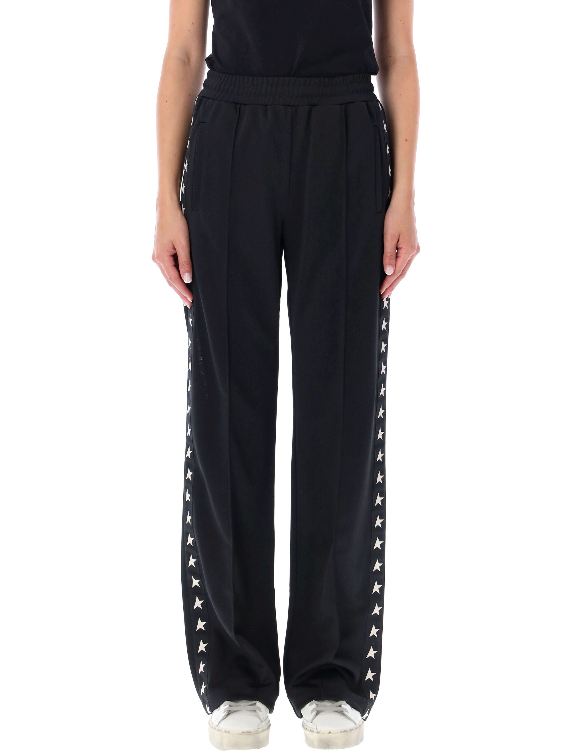 WIDE JOGGING Golden Goose BLACK WHITE STAR XS