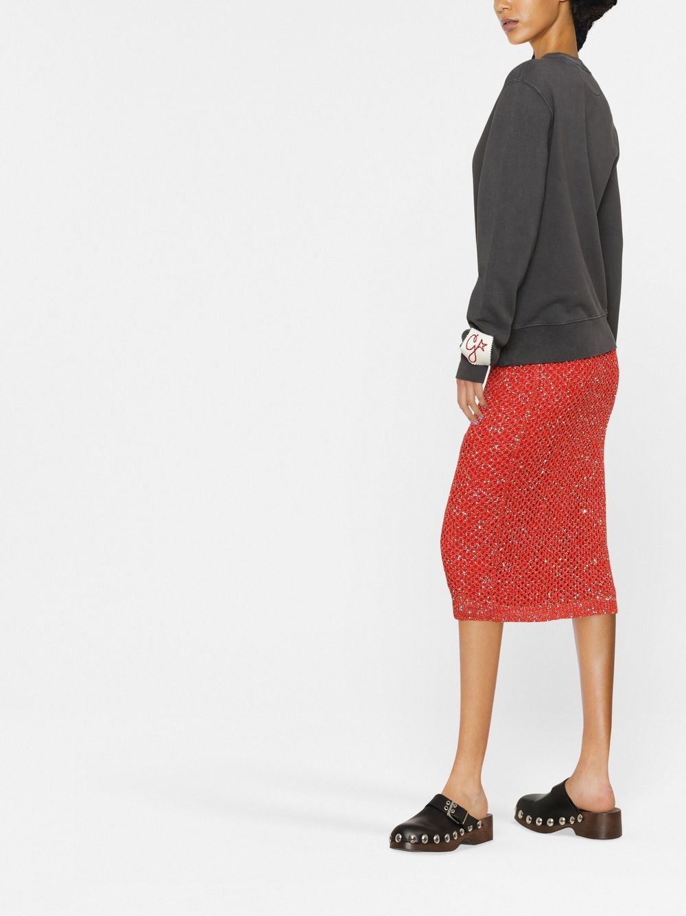COTTON CREWNECK SWEATSHIRT Golden Goose