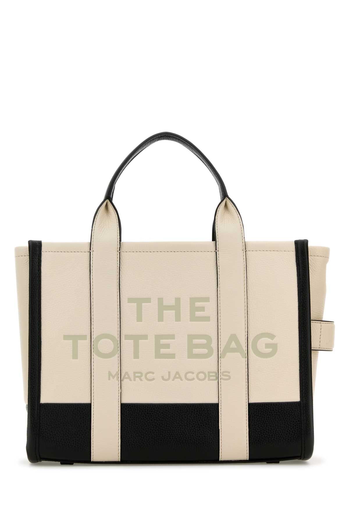 TWO-TONE LEATHER MEDIUM THE TOTE BAG SHOPPING BAG Marc Jacobs MULTICOLOURED TU