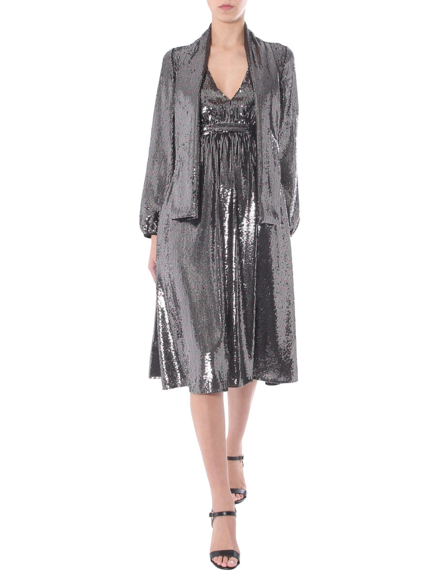 VNECK DRESS Nº 21 SILVER 40
