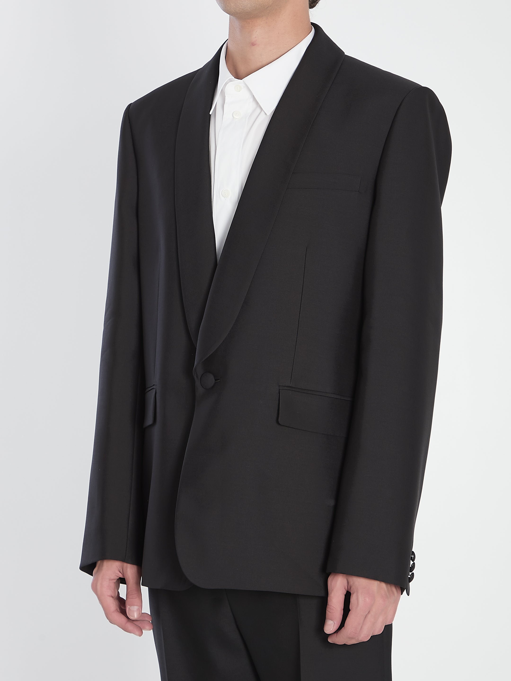 WOOL AND SILK JACKET LOEWE