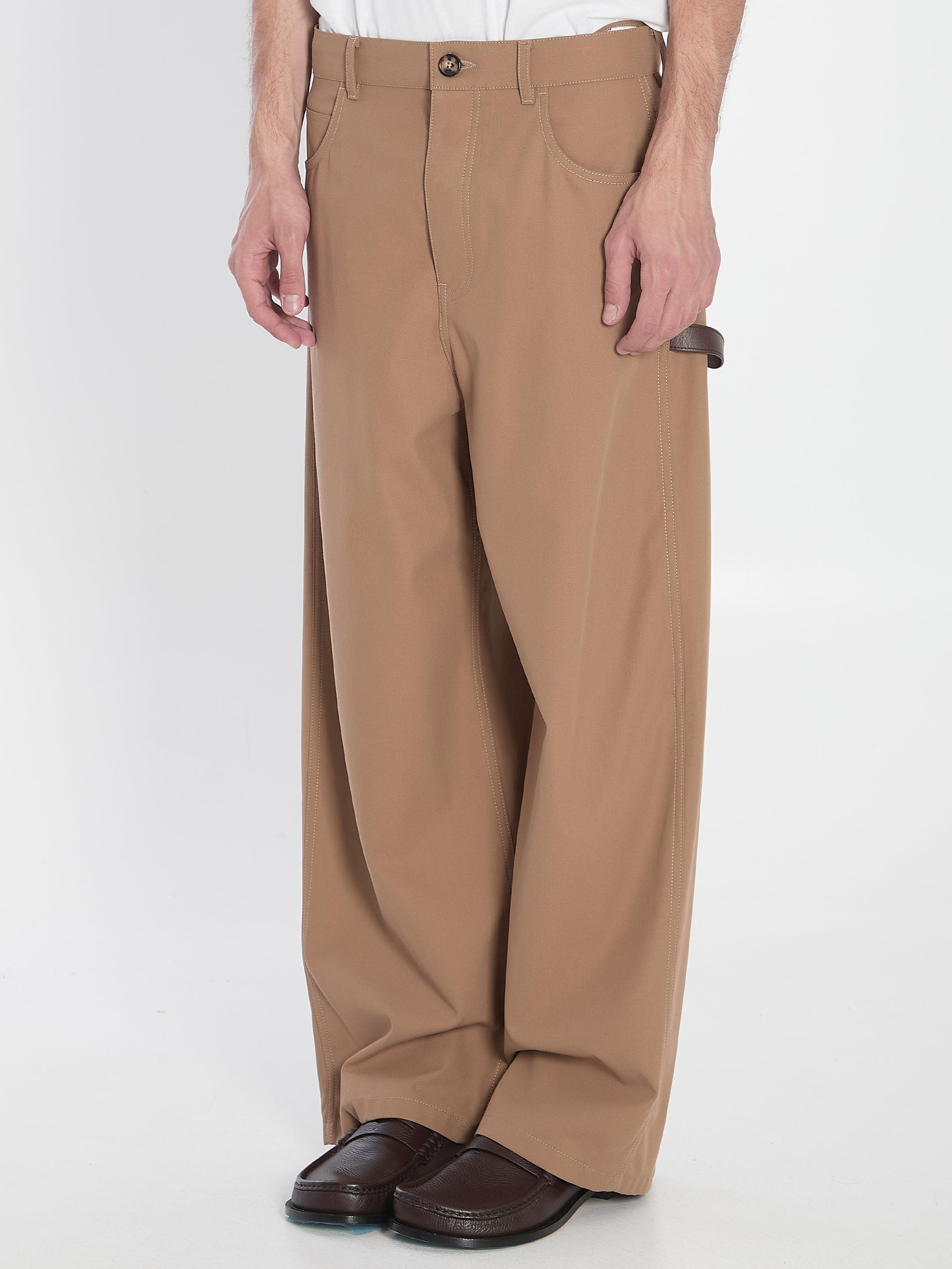 COTTON CARPENTER TROUSERS LOEWE