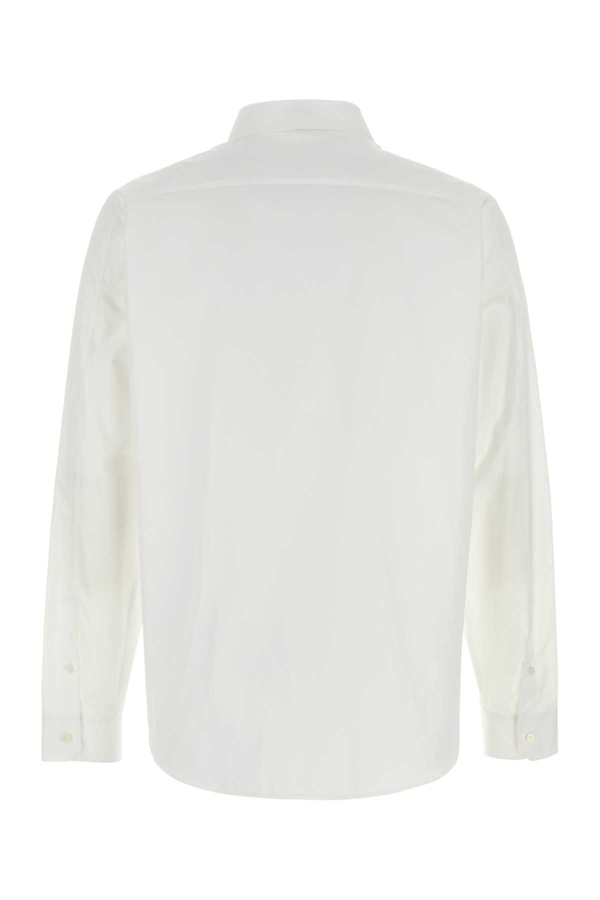 WHITE POPLIN SHIRT LOEWE