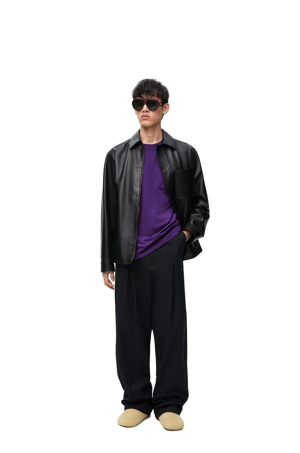 OVERSHIRT IN LAMBSKIN NAPPA LOEWE