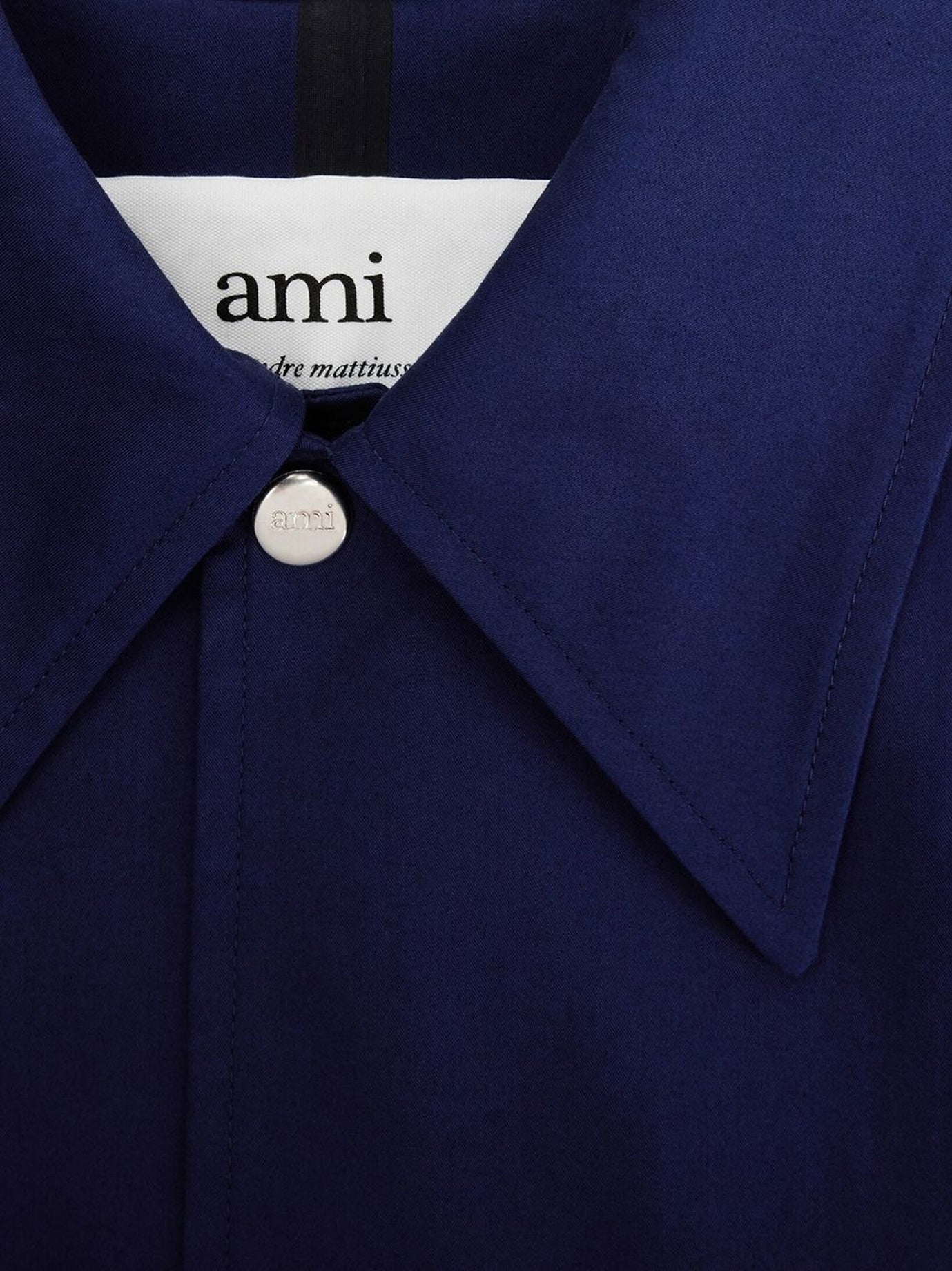 COTTON BLUE COAT AMI Paris