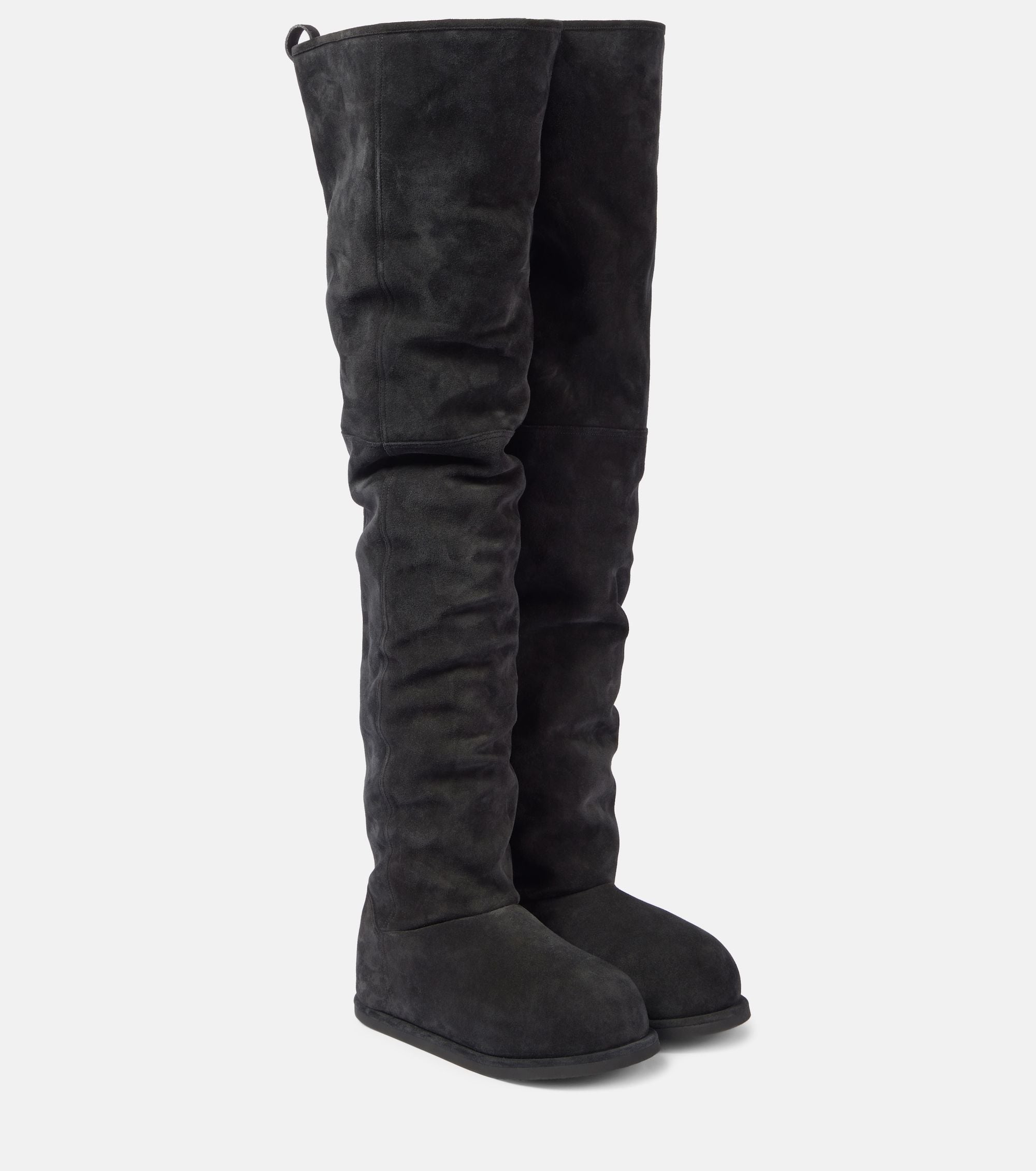 HEIDI THIGH HIGH BOOT 15 CROSTA BLA Amina Muaddi BLACKIVORY 39