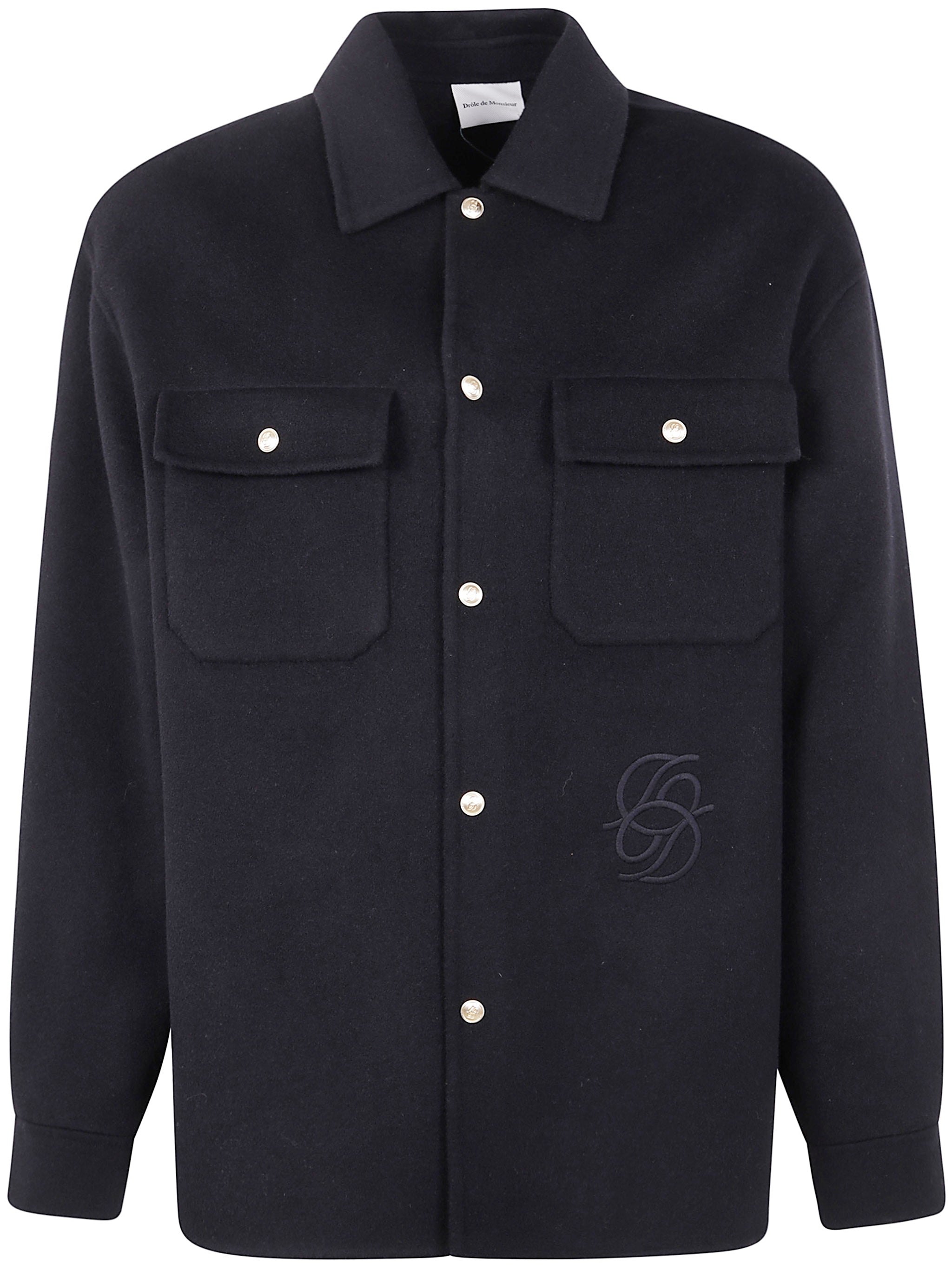 "LA SURCHEMISE LAINE" JACKET DRÔLE DE MONSIEUR BLACK M