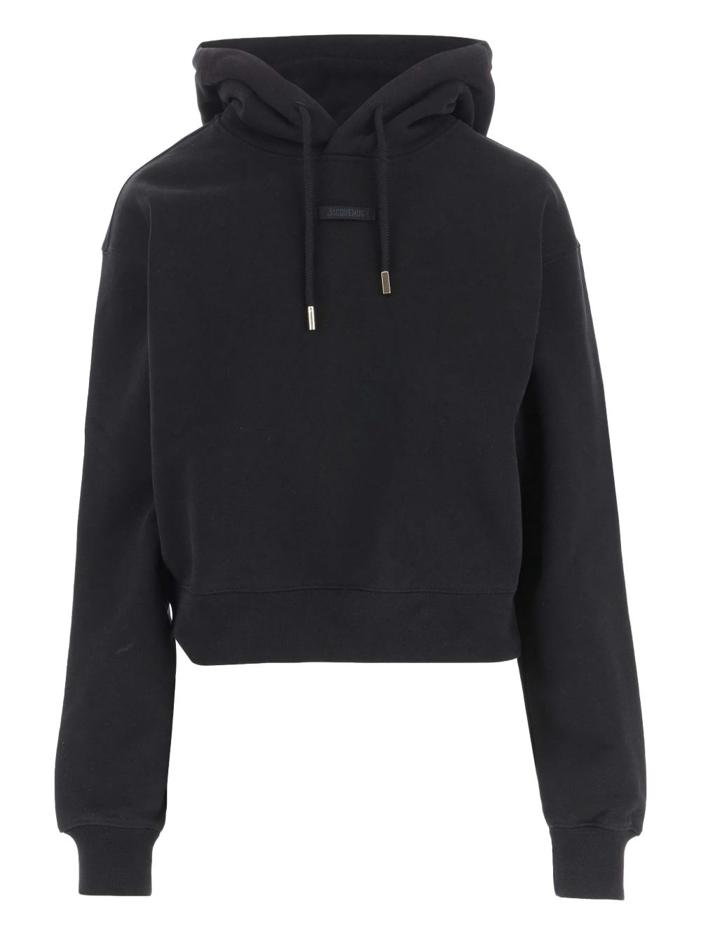 GROS GRAIN HOODIE WITH DRAWSTRING Jacquemus BLACK XS