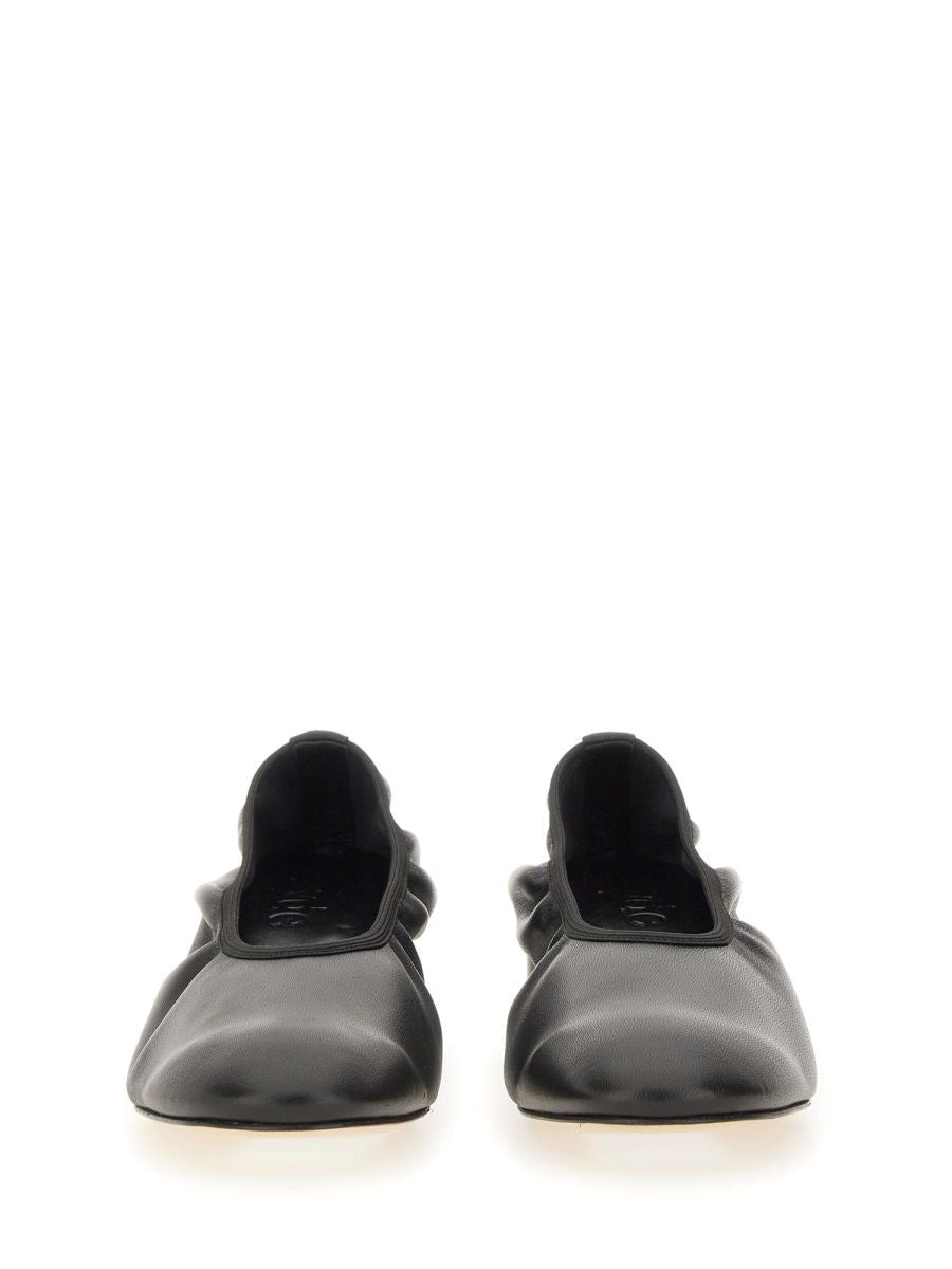 BLACK NAPPA LEATHER HIGH HEELS Aeyde