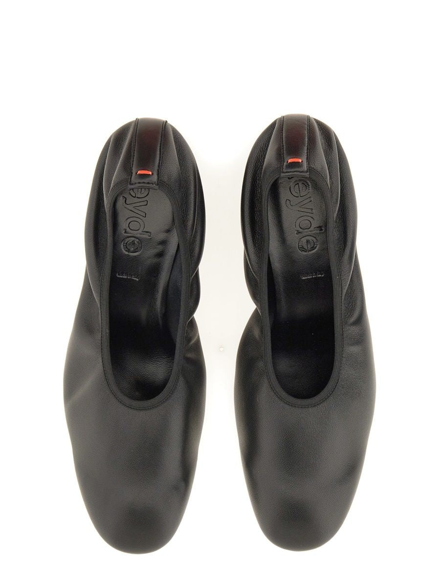 BLACK NAPPA LEATHER HIGH HEELS Aeyde