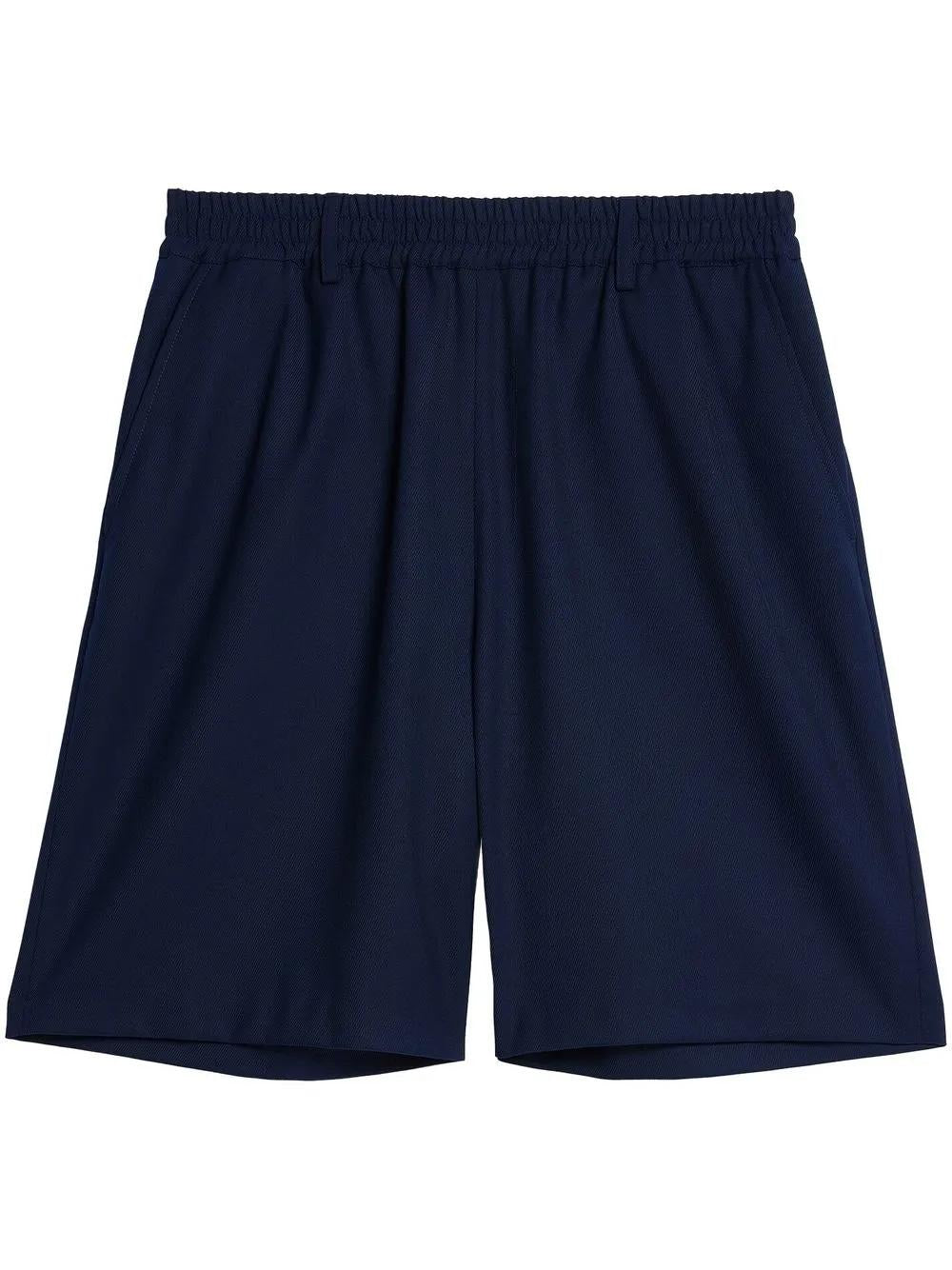 BERMUDA WITH ELASTIC AMI Paris BLUE S