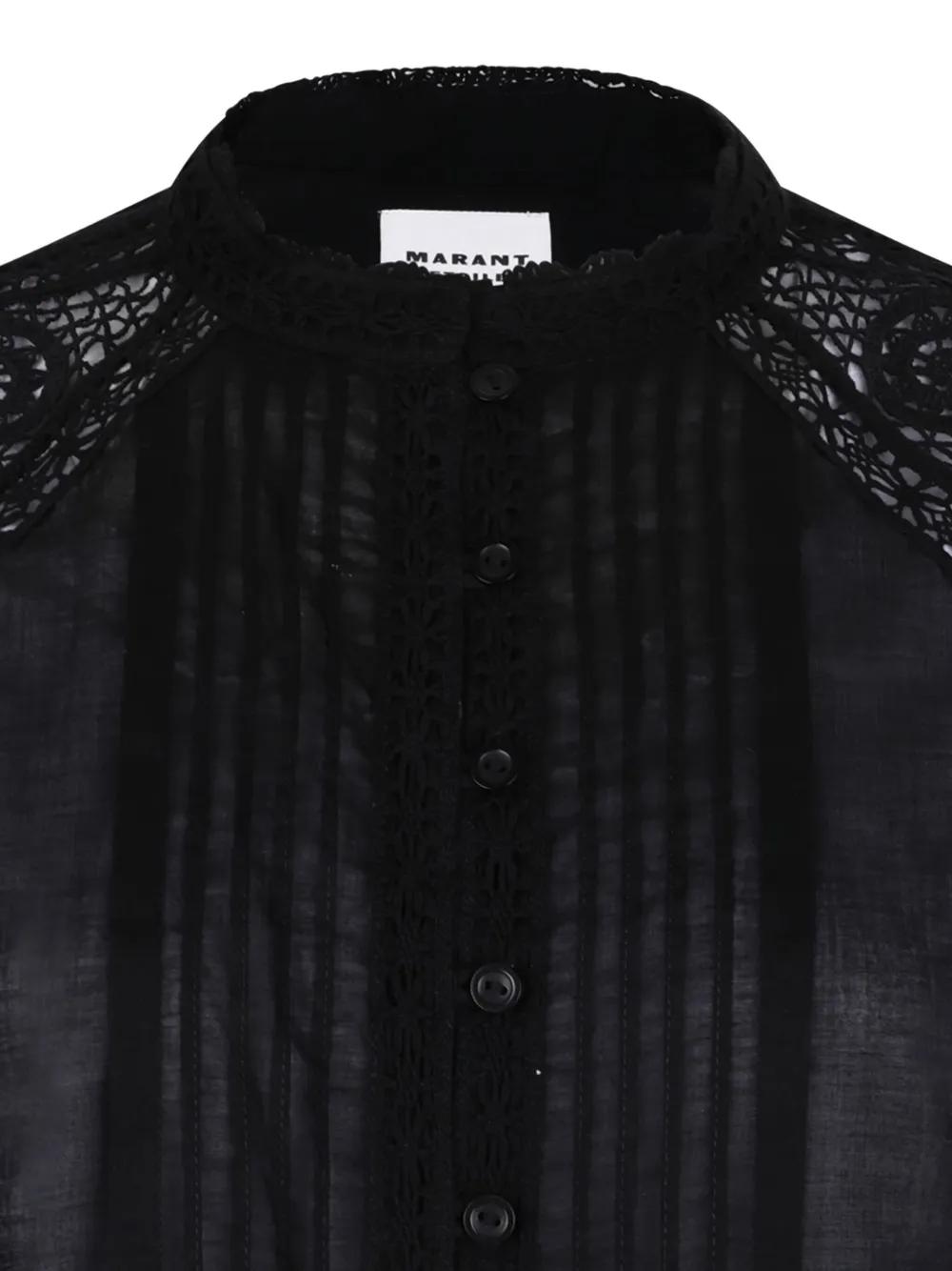 BUTTON SHIRT WITH LACE INSERTS Isabel Marant