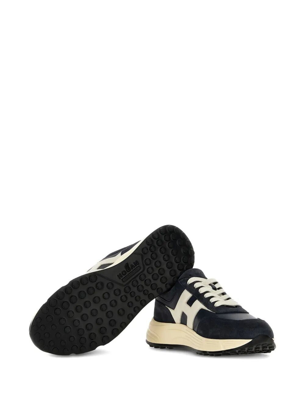 HYPERLIGHT SUEDE AND NAPPA LEATHER SNEAKERS Hogan