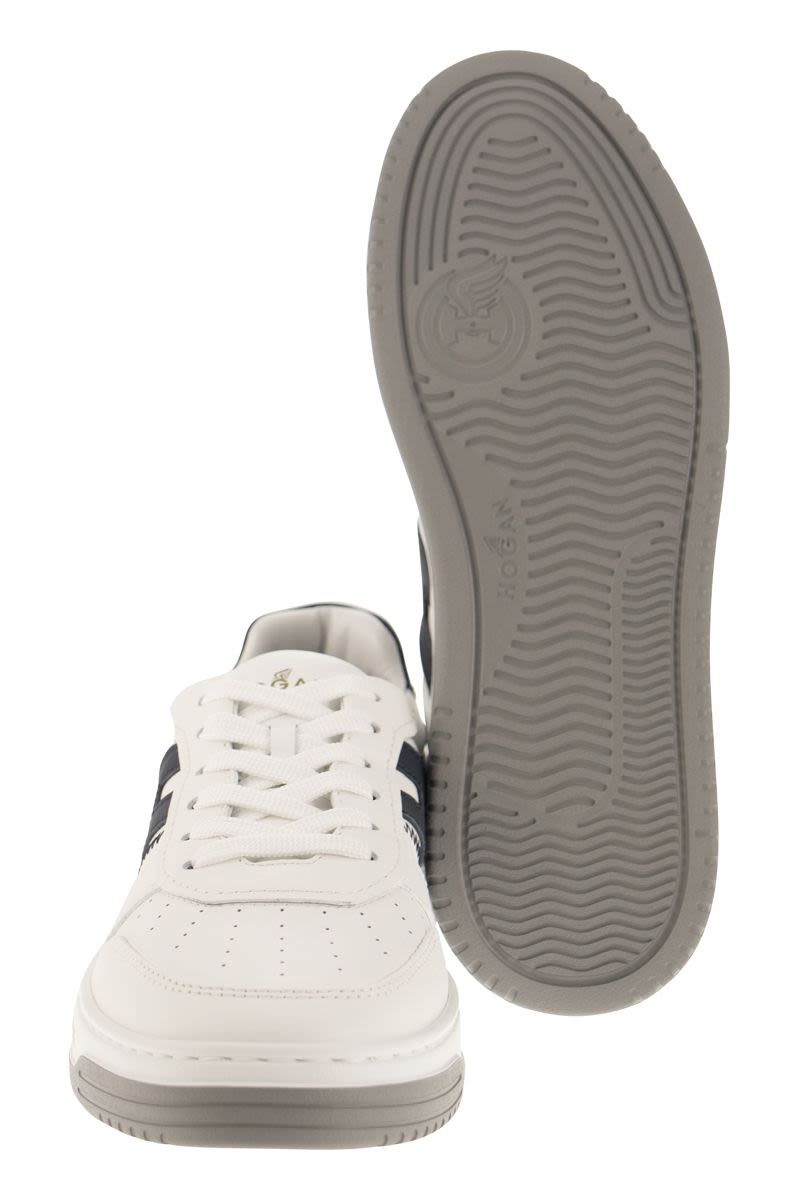 WHITE LEATHER H630 SNEAKERS Hogan