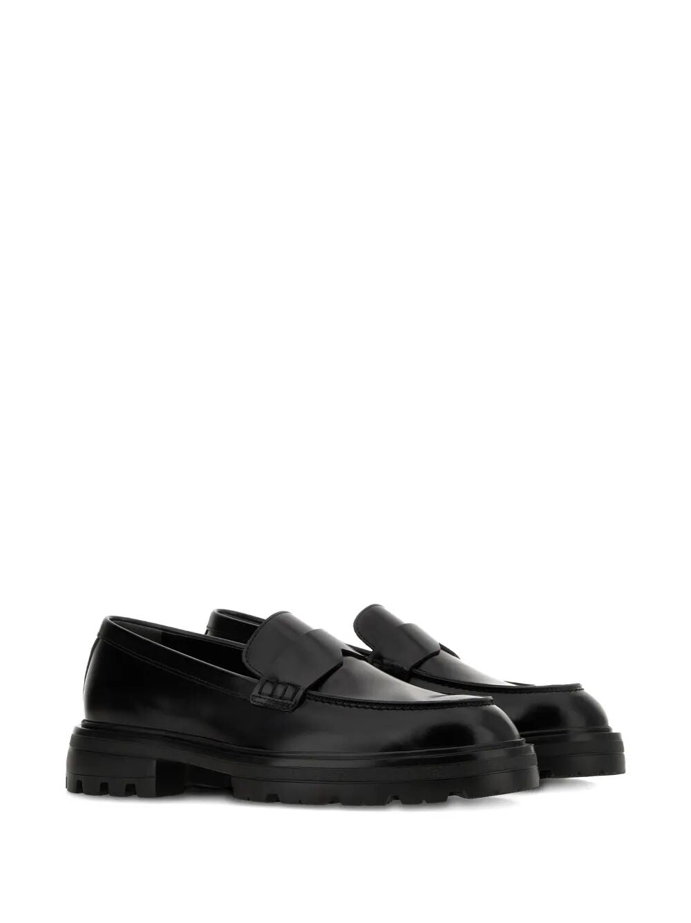 H673 LEATHER LOAFERS Hogan