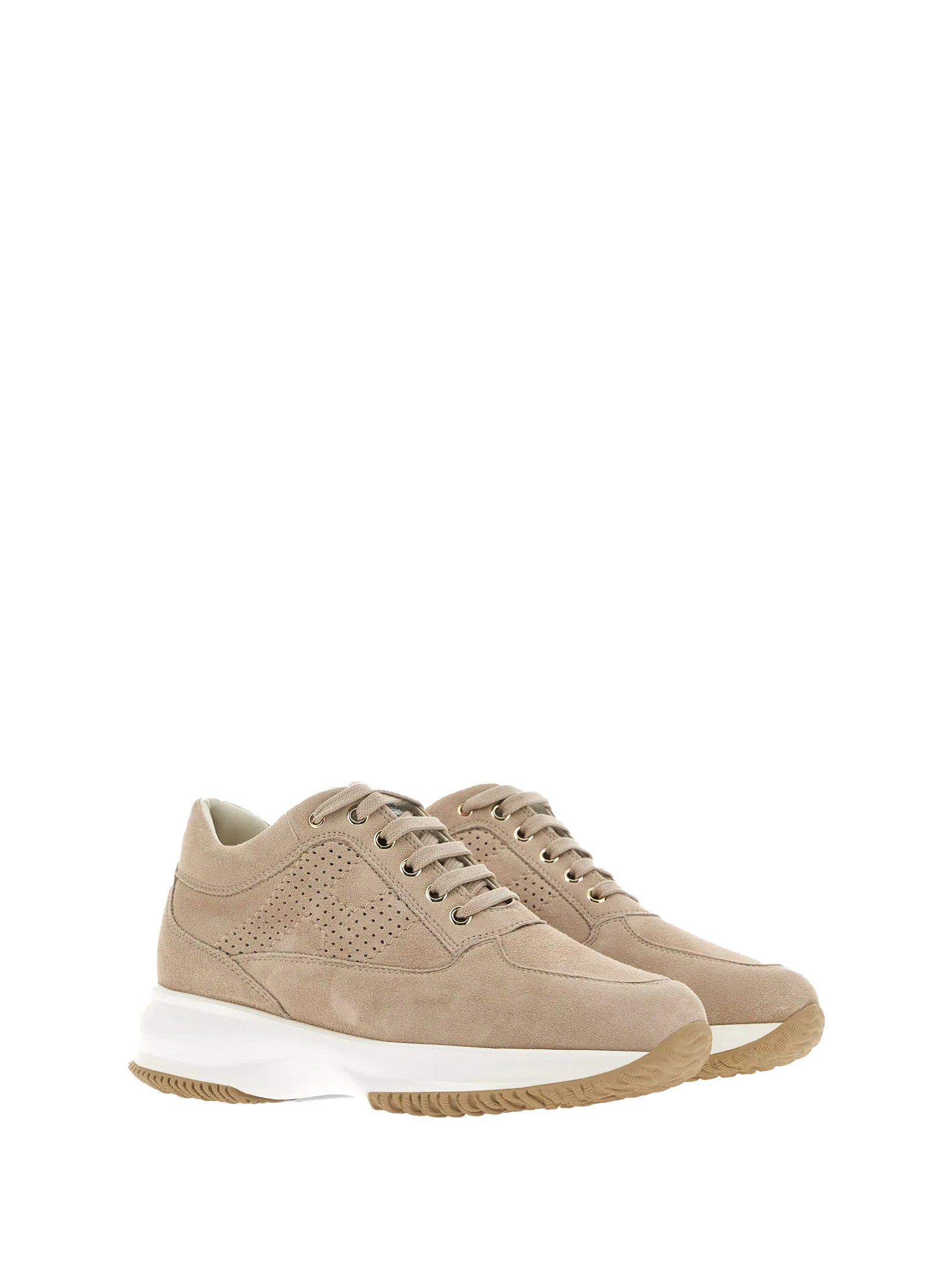 BEIGE INTERACTIVE SNEAKER FOR Hogan