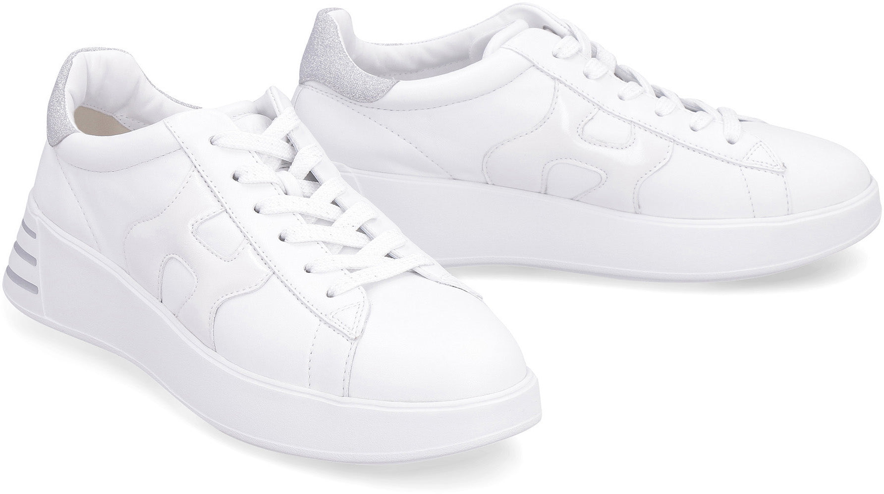 WHITE NAPPA LEATHER REBEL SNEAKERS Hogan