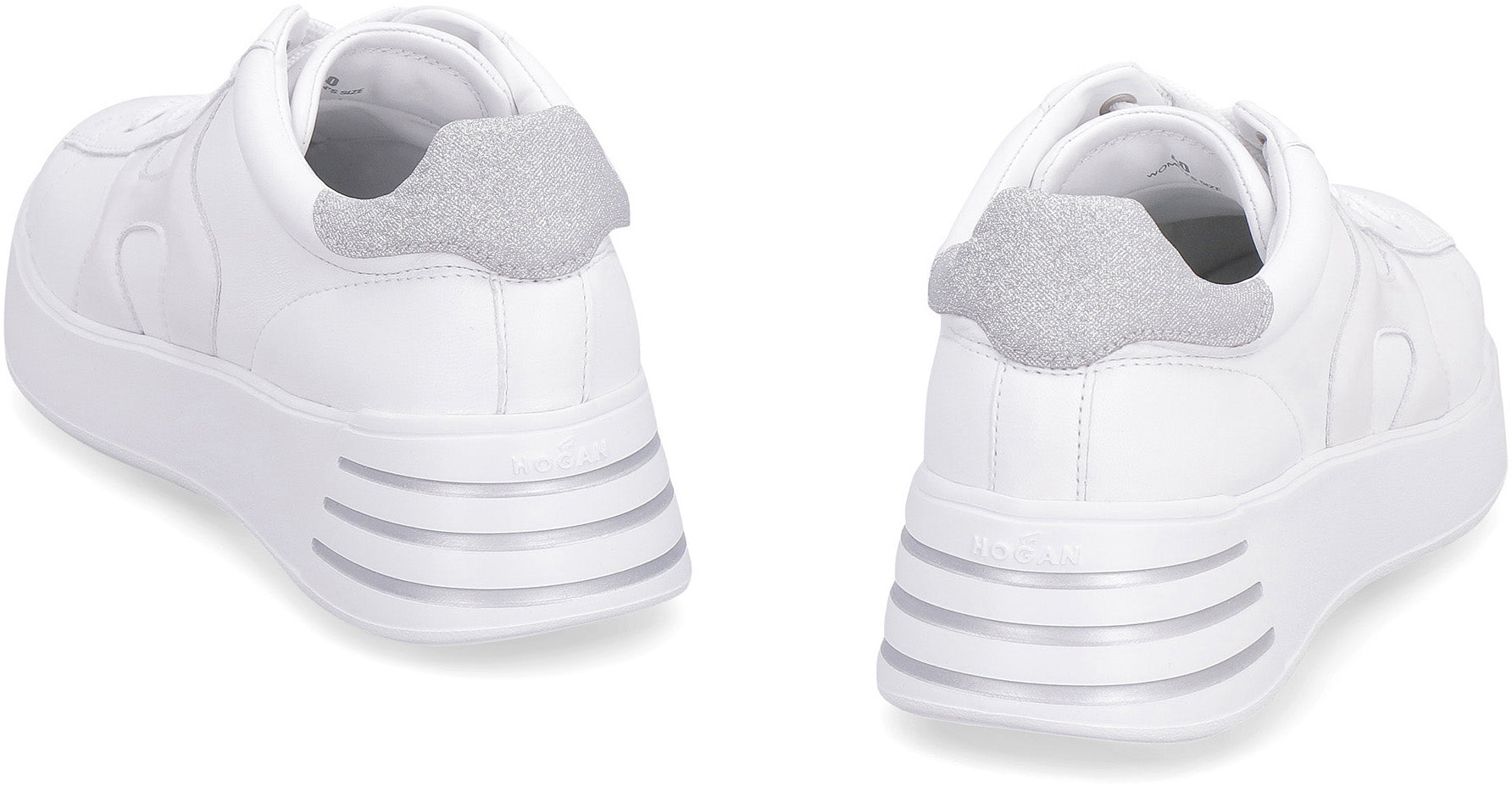 WHITE NAPPA LEATHER REBEL SNEAKERS Hogan