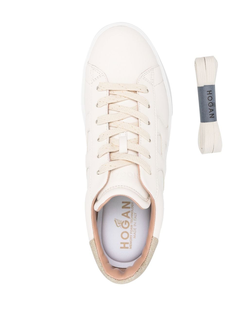 REBEL LEATHER SNEAKERS Hogan