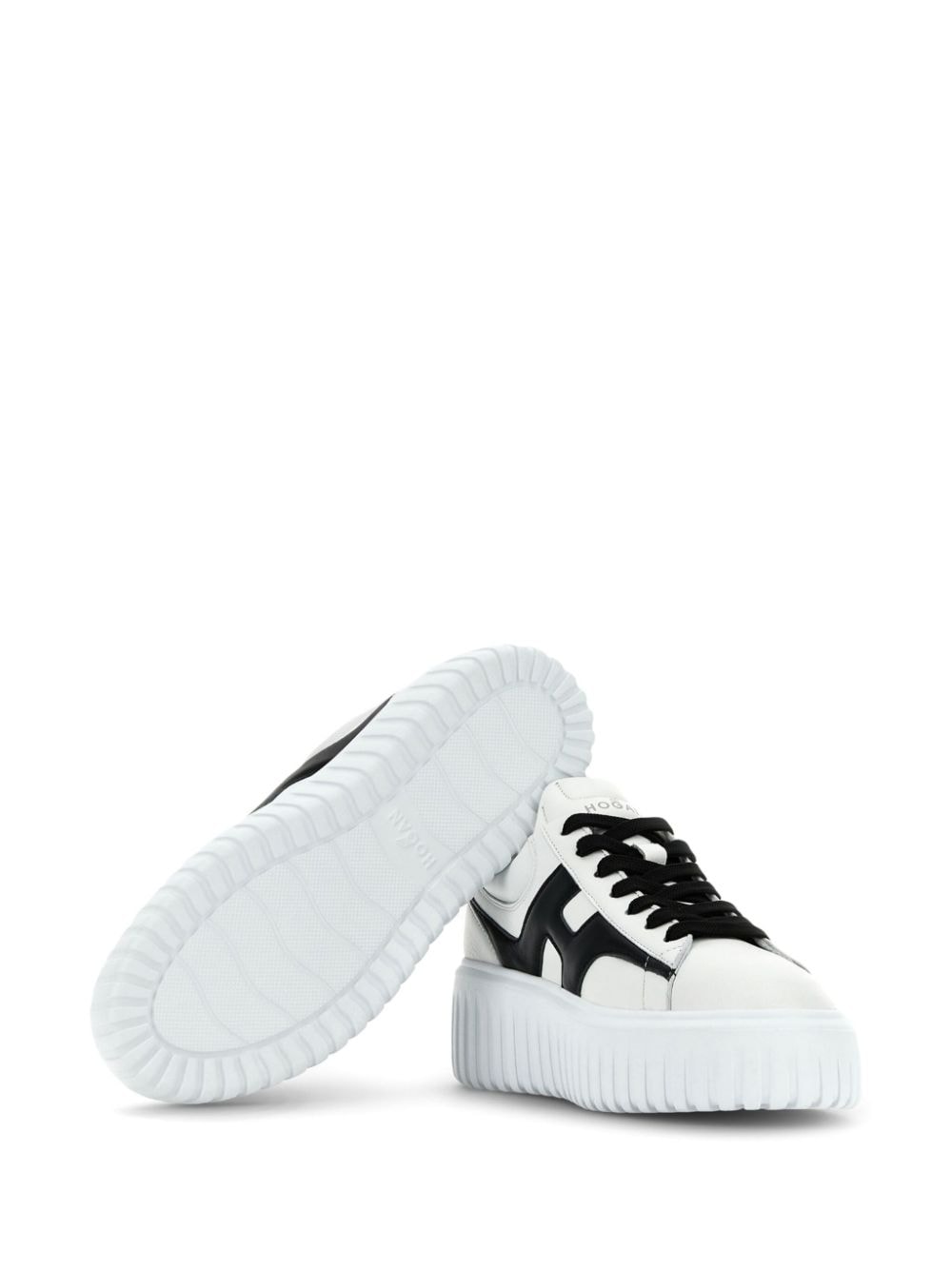 H-STRIPES LEATHER SNEAKERS Hogan