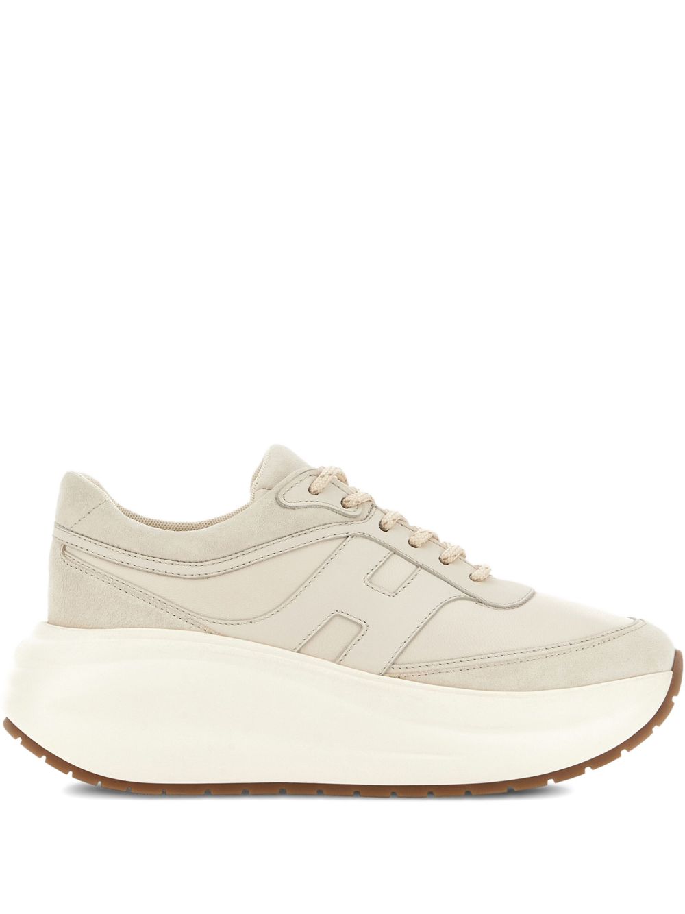 H696 LEATHER SNEAKERS Hogan CREAM 35