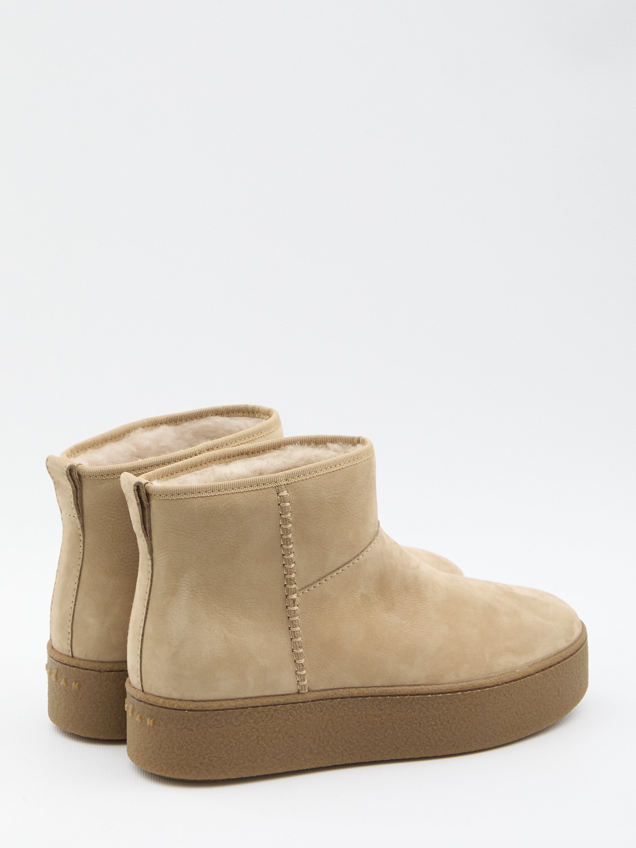 SHEARLING ANKLE BOOTS Hogan