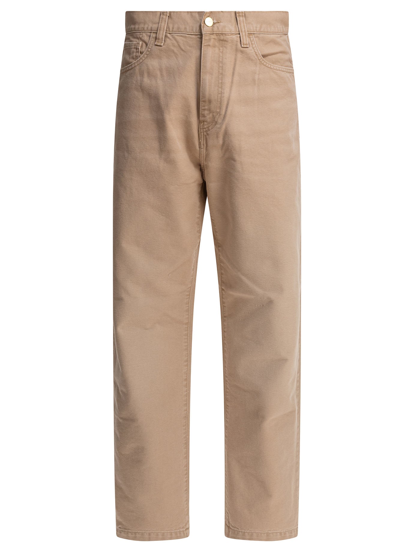 BEIGE ORGANIC COTTON JEANS Carhartt WIP BEIGE 29