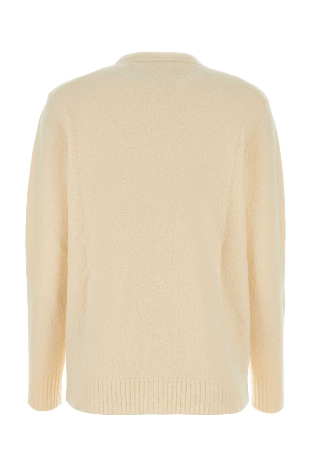 IVORY WOOL CARDIGAN Jil Sander