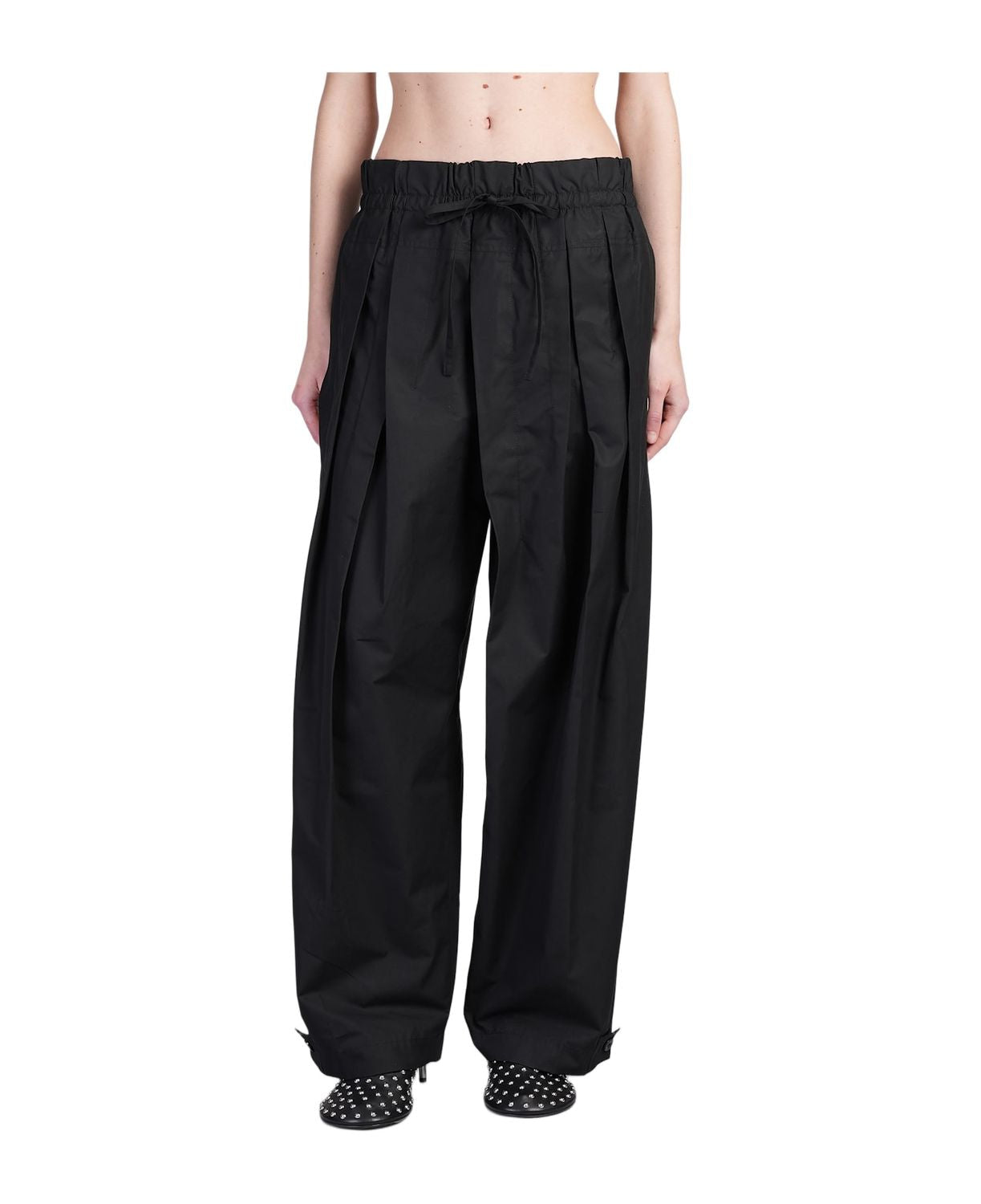 ADJUSTABLE TABLILLAS PANTS Jil Sander NEGRO DE34
