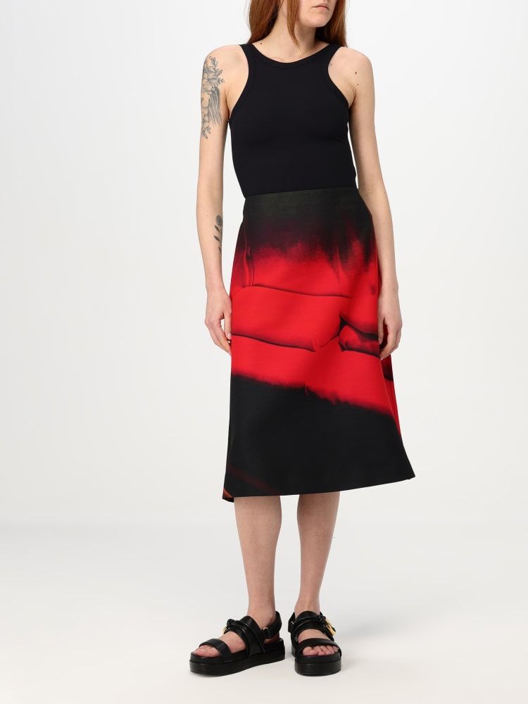 MULTICOLOR MIDI FALDA Jil Sander