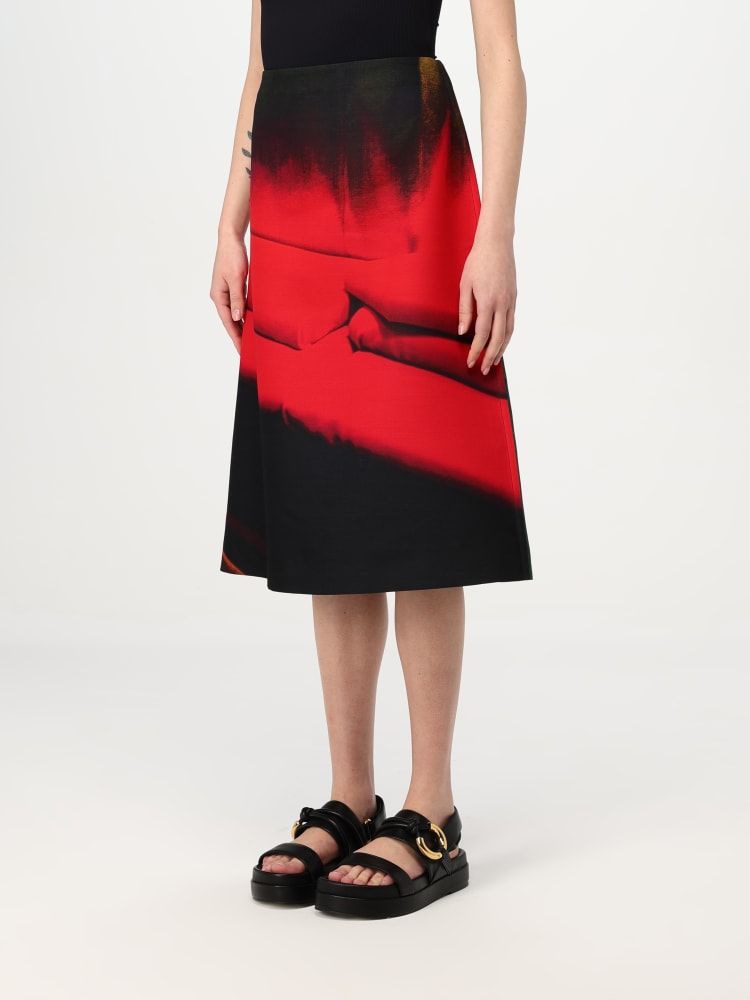 MULTICOLOR MIDI FALDA Jil Sander