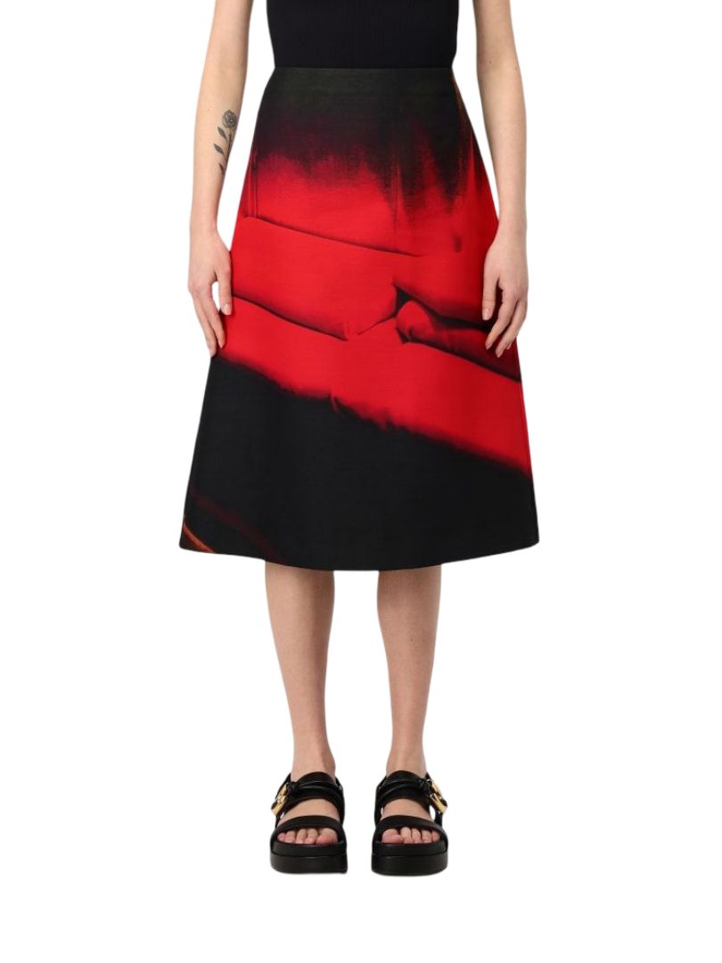 MULTICOLOR MIDI FALDA Jil Sander MULTICOLOR DE34