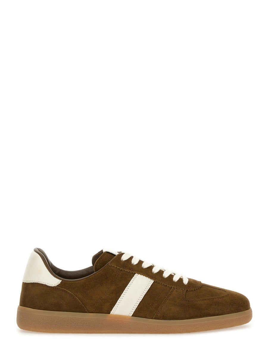 WALNUT AMBER LEATHER FLAT SHOES Tom Ford WALNUT AMBER 44