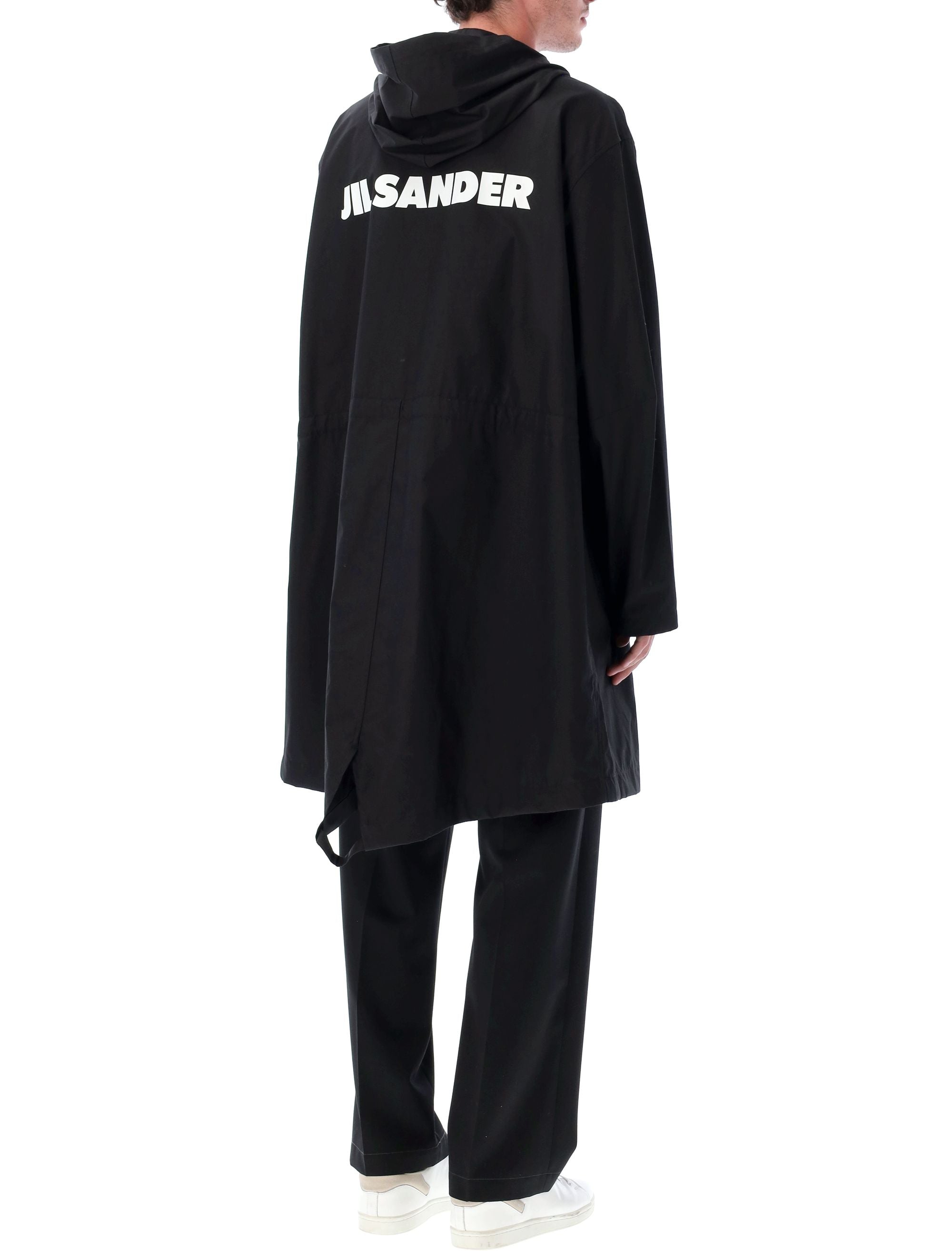 COTTON LOGO PARKA Jil Sander