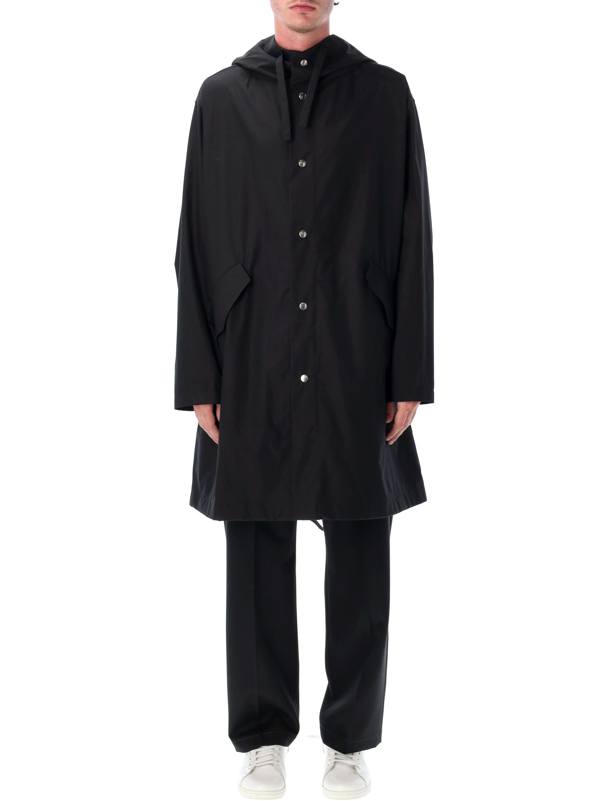 COTTON LOGO PARKA Jil Sander BLACK 46
