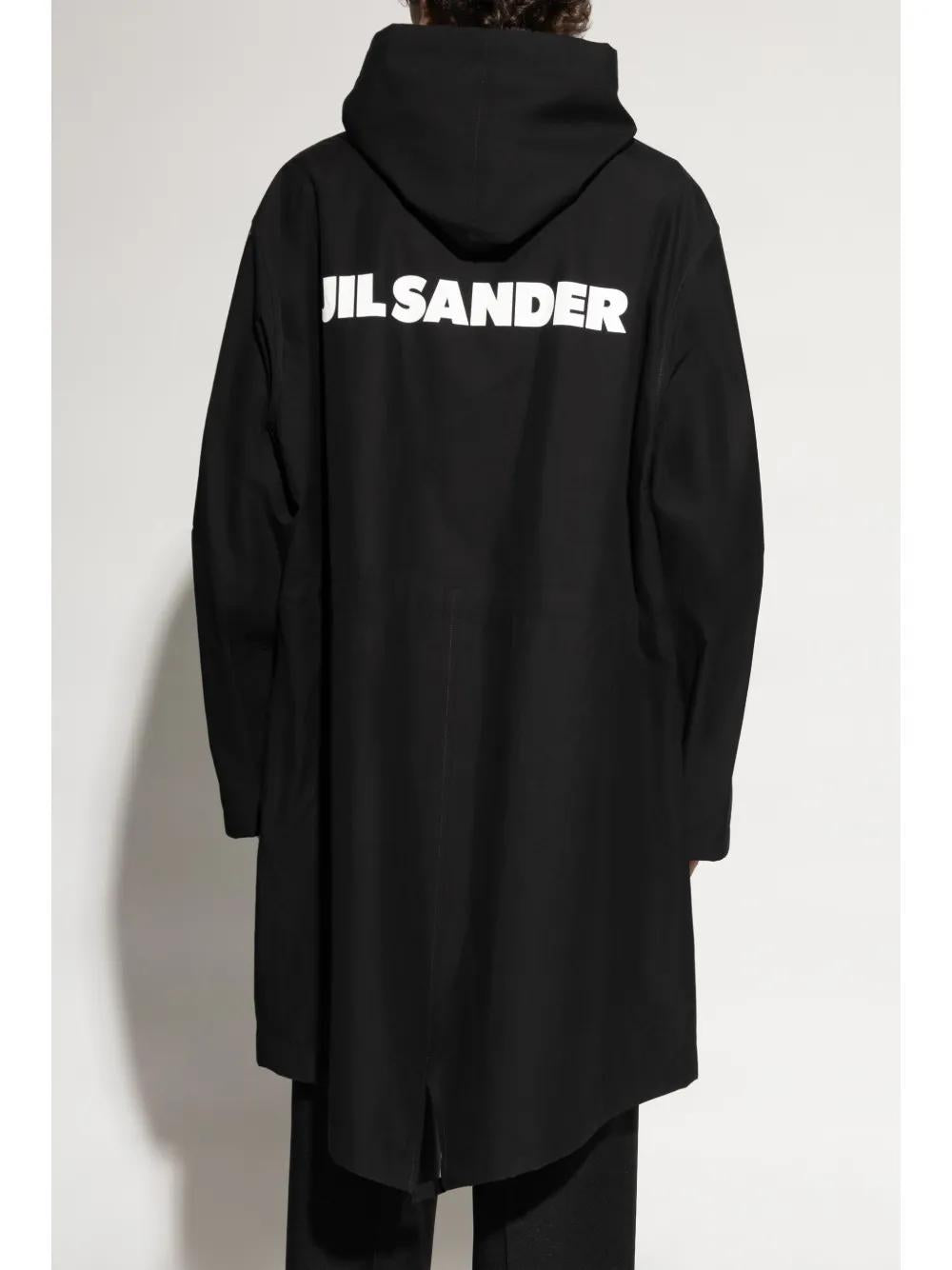 COTTON LOGO PARKA Jil Sander