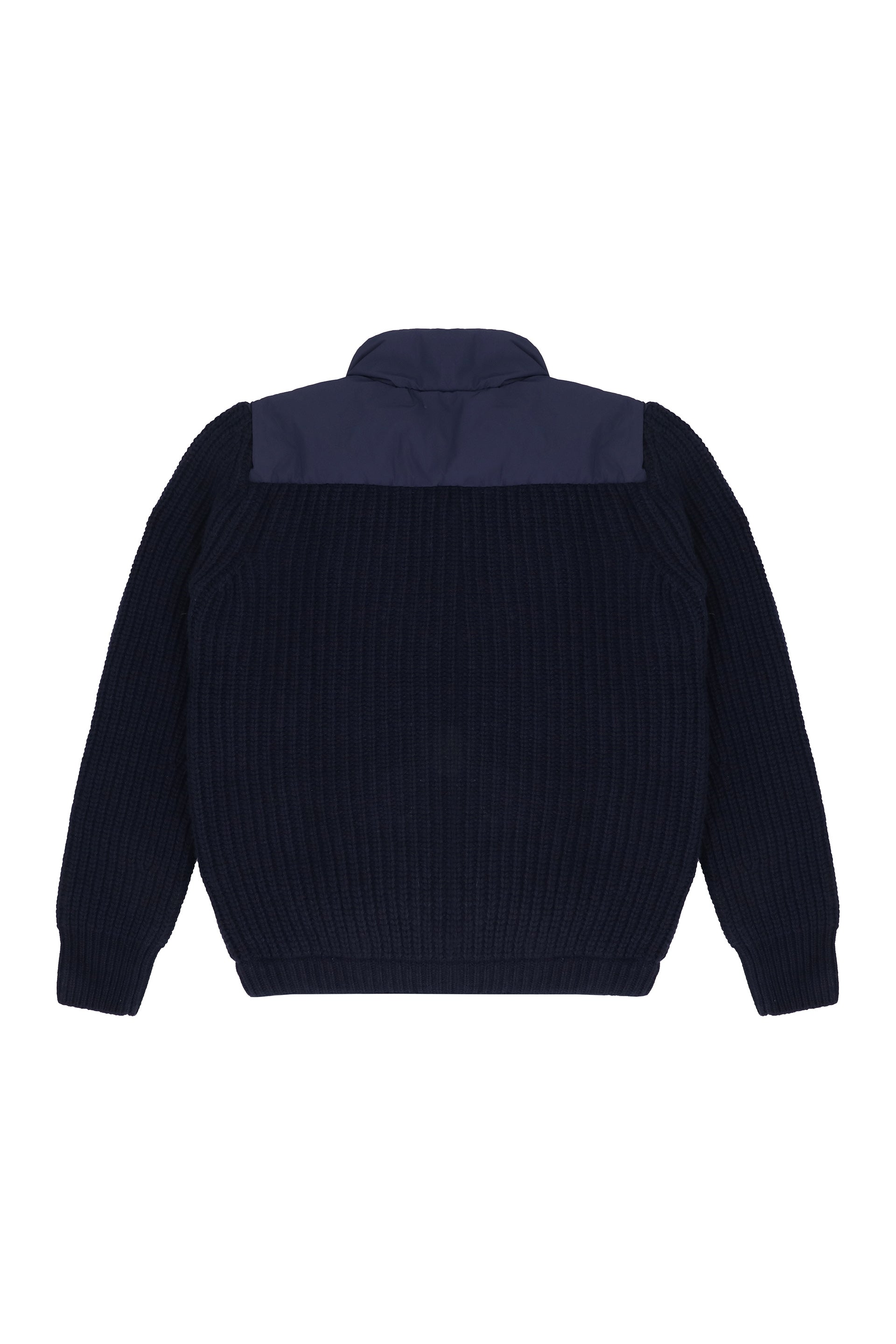CARDIGAN WITH PADDED FRONT PANEL MONCLER KIDS blue 10A