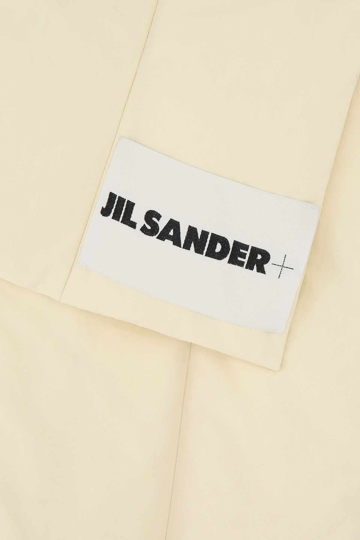 CREAM POLYESTER SCARF Jil Sander