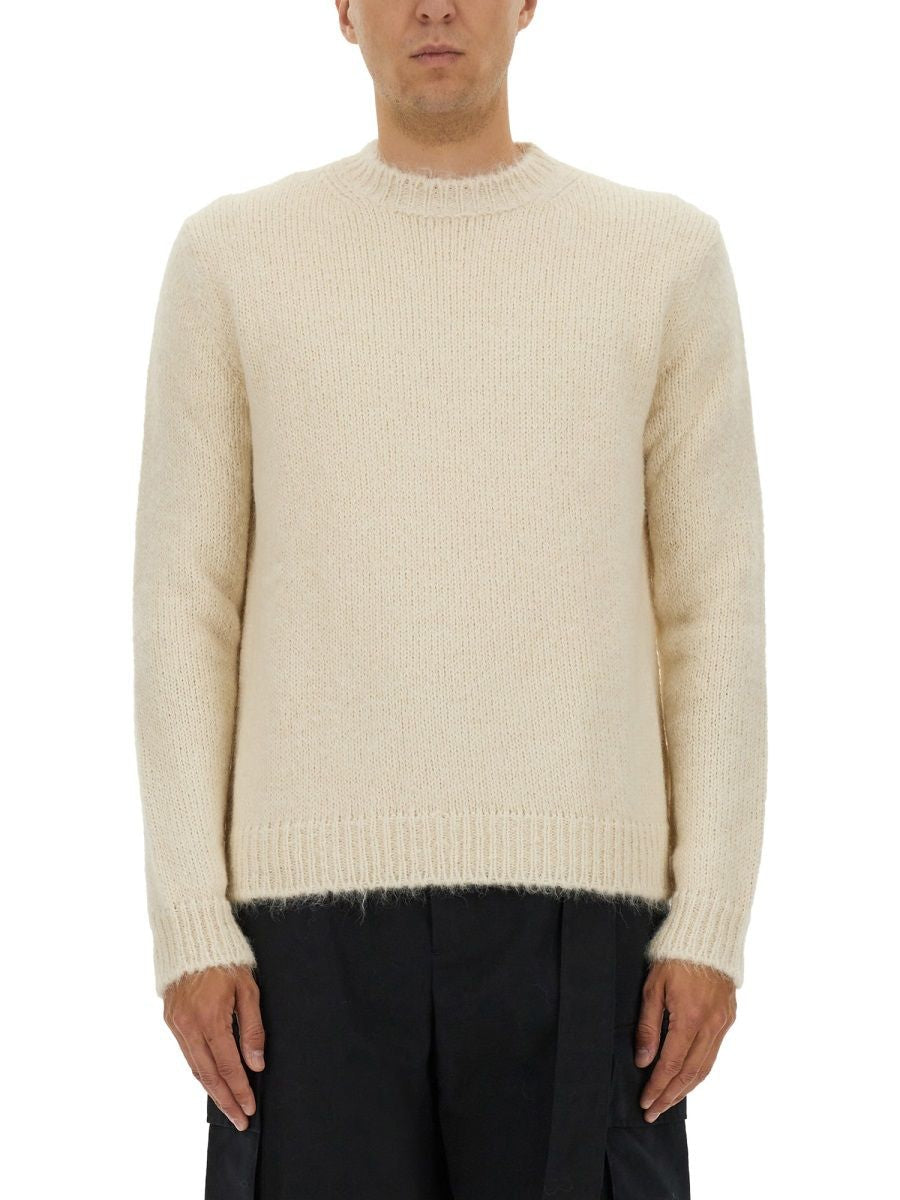 GREY ALPACA WOOL SWEATER Jil Sander GREY 50