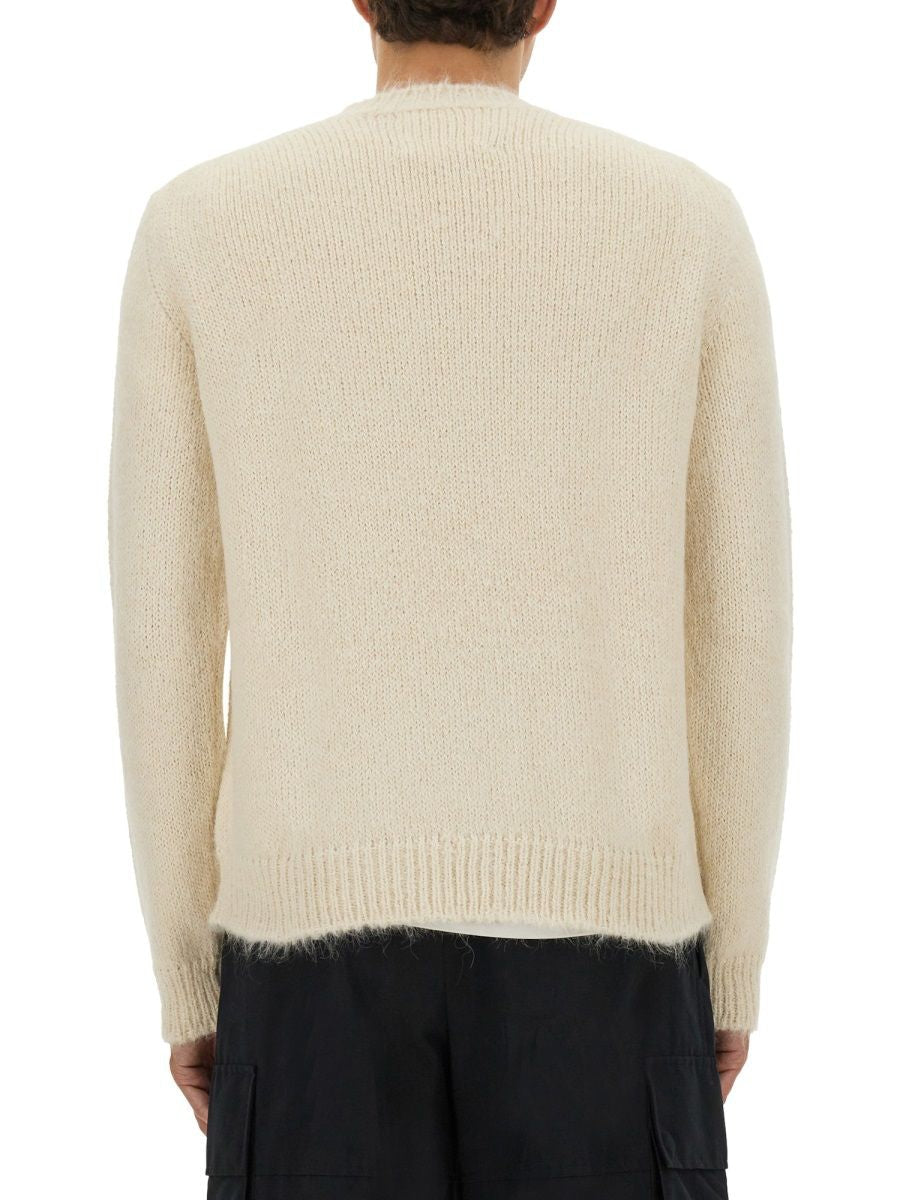 GREY ALPACA WOOL SWEATER Jil Sander