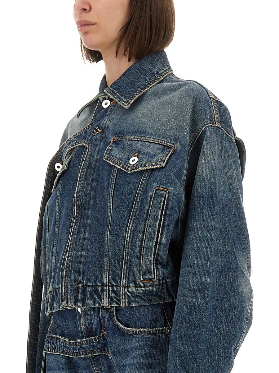 BLUE COTTON JACKETS JEAN PAUL GAULTIER