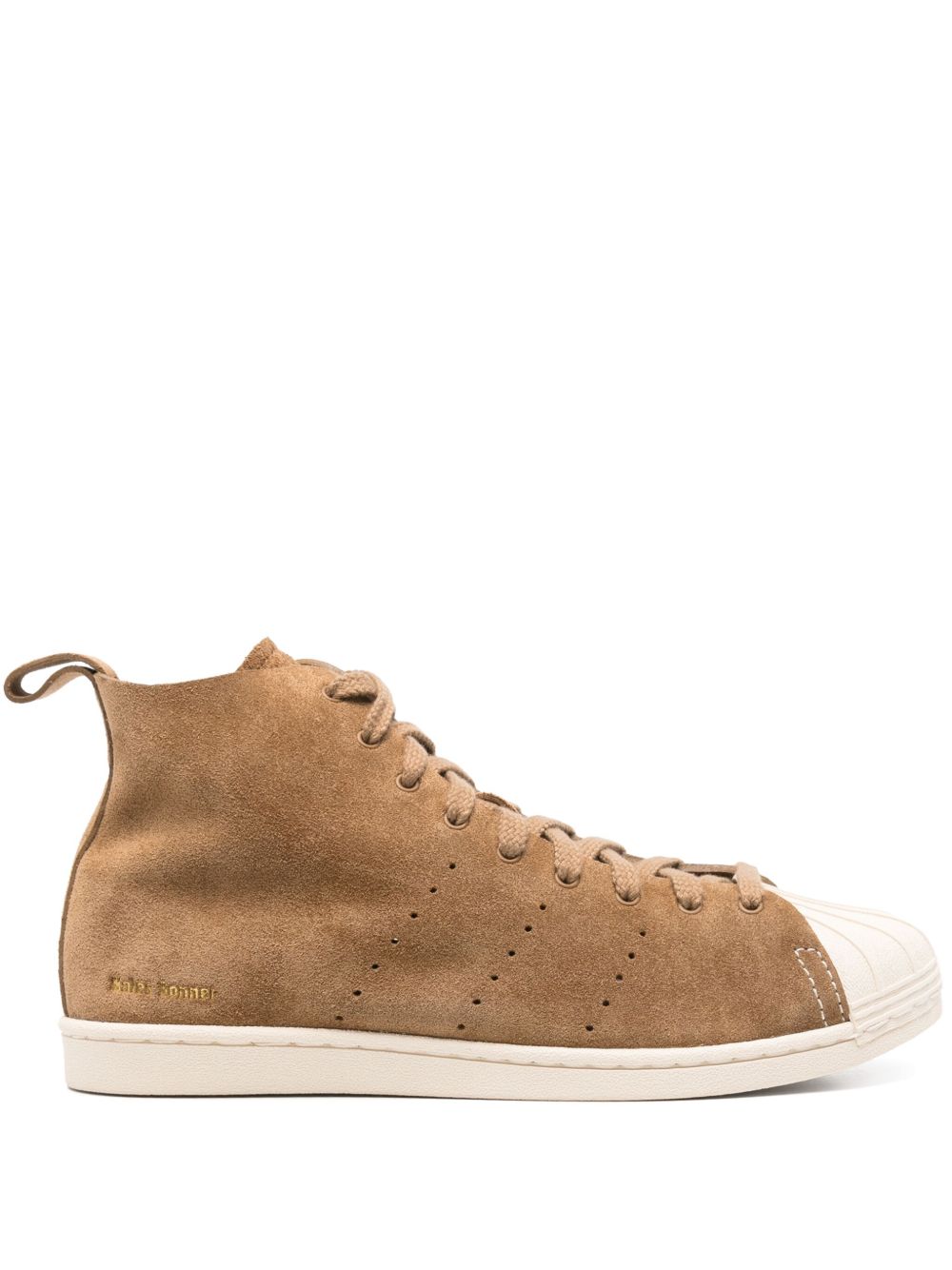 SUPERSTAR HI SNEAKERS ADIDAS X WALES BONNER BEIGE 10