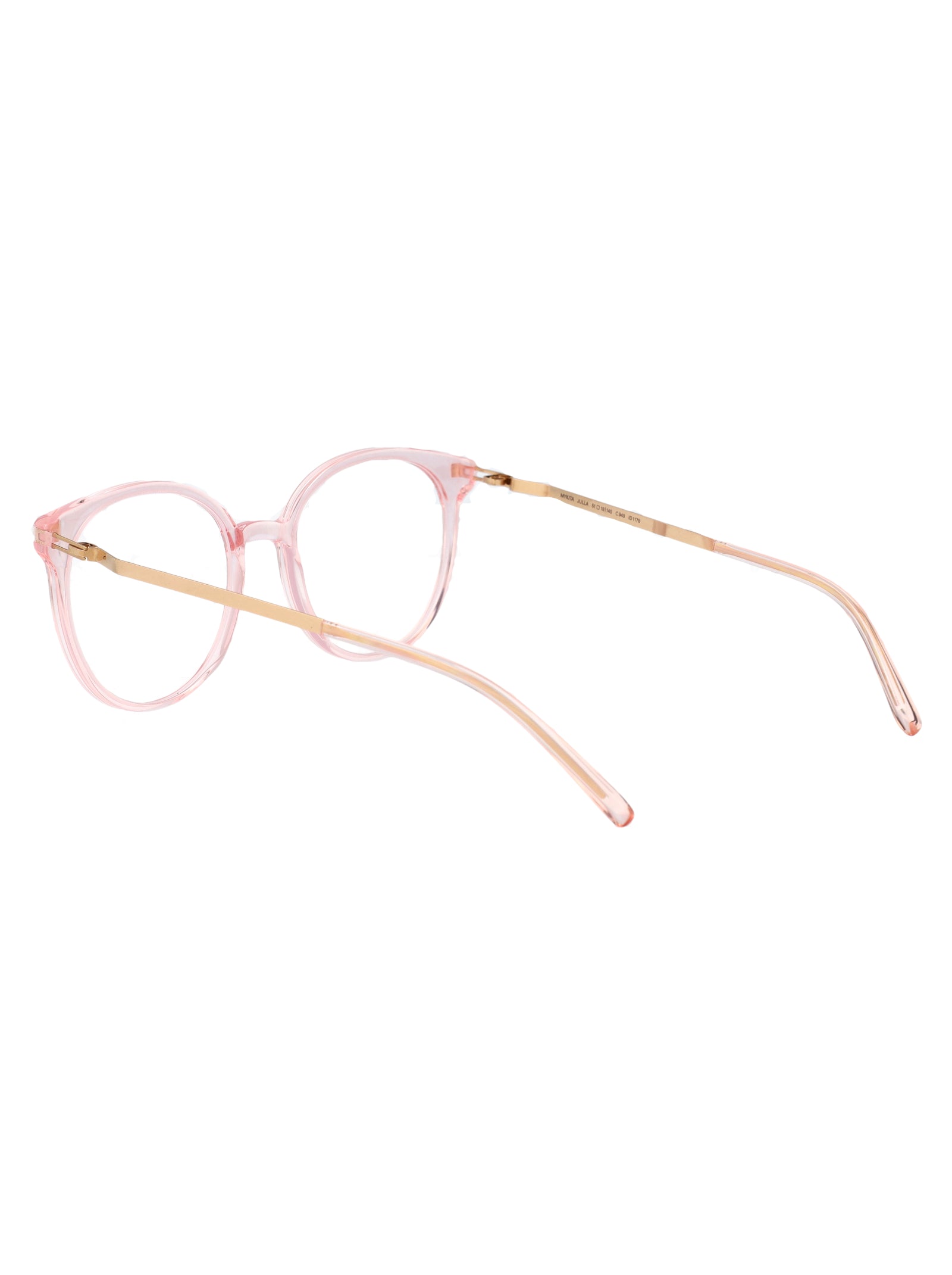 C20-ROSE WATER/CHAMPAGNE GOLD STEEL + ACETATE GLASSES Mykita