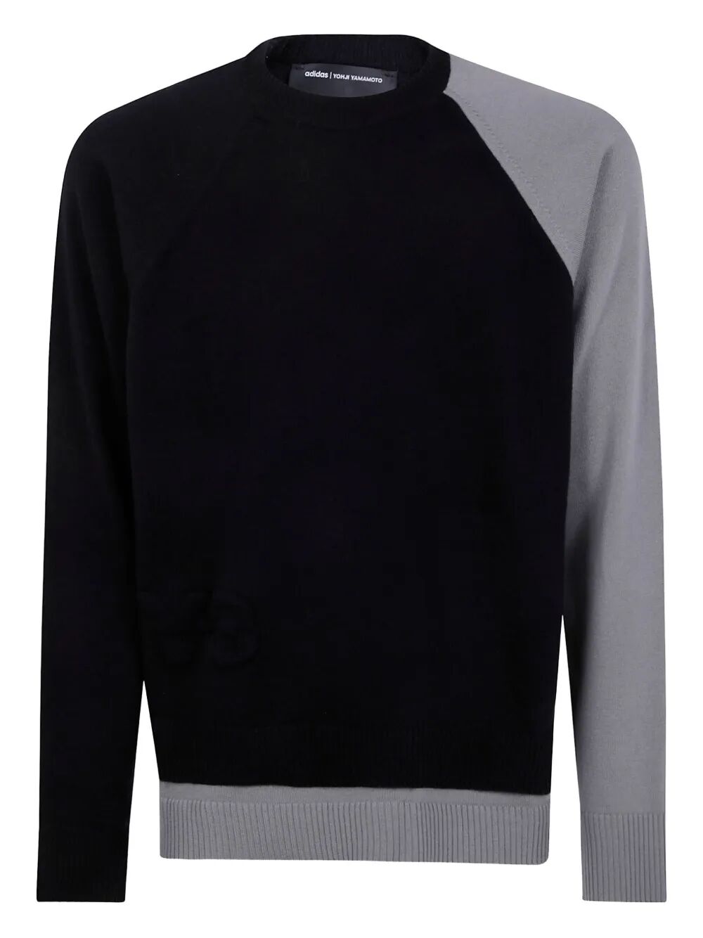 "Y-3 LOGO KNIT CREW" Y-3 BLACK S