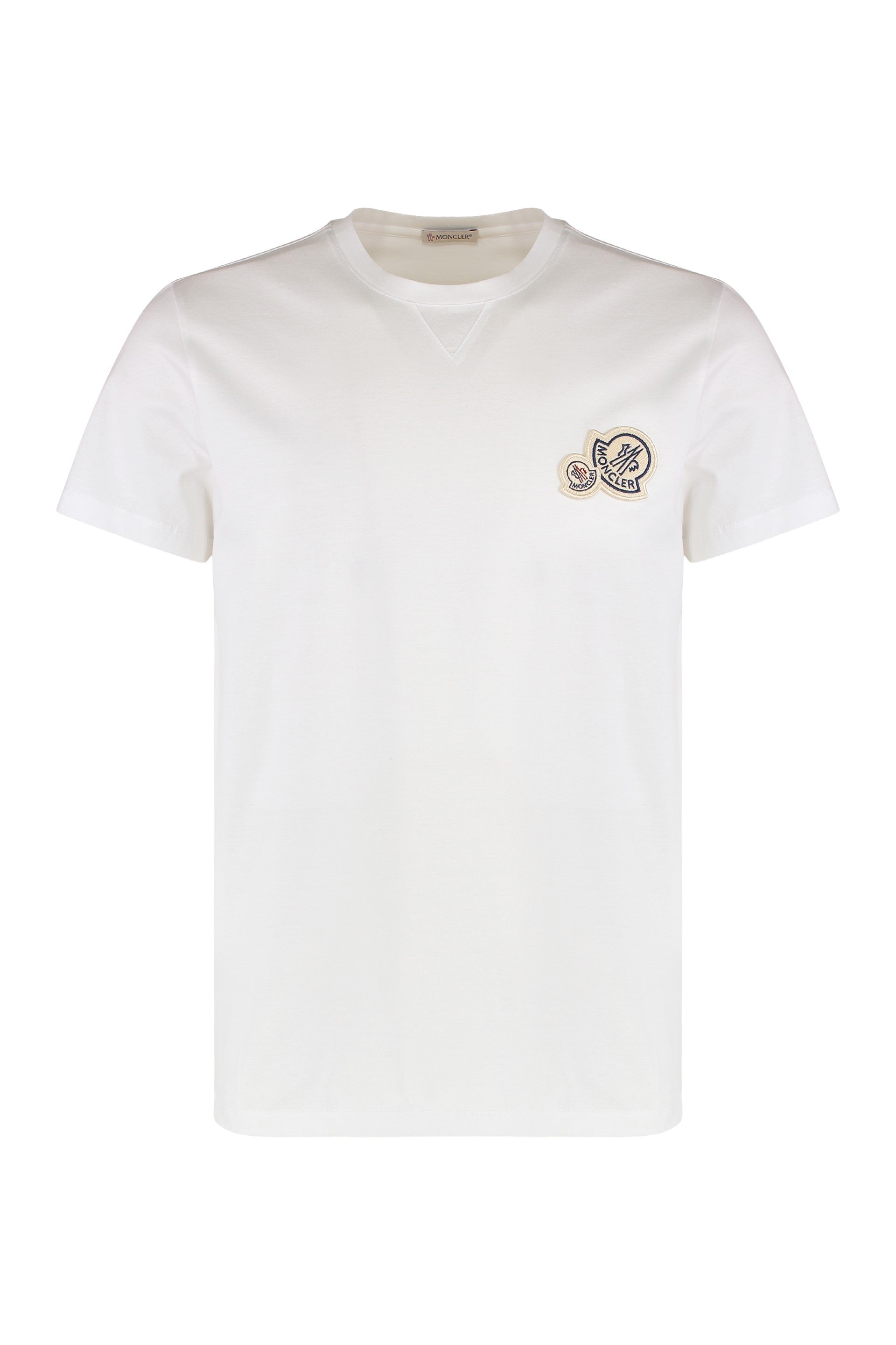 COTTON CREW-NECK T-SHIRT Moncler White M